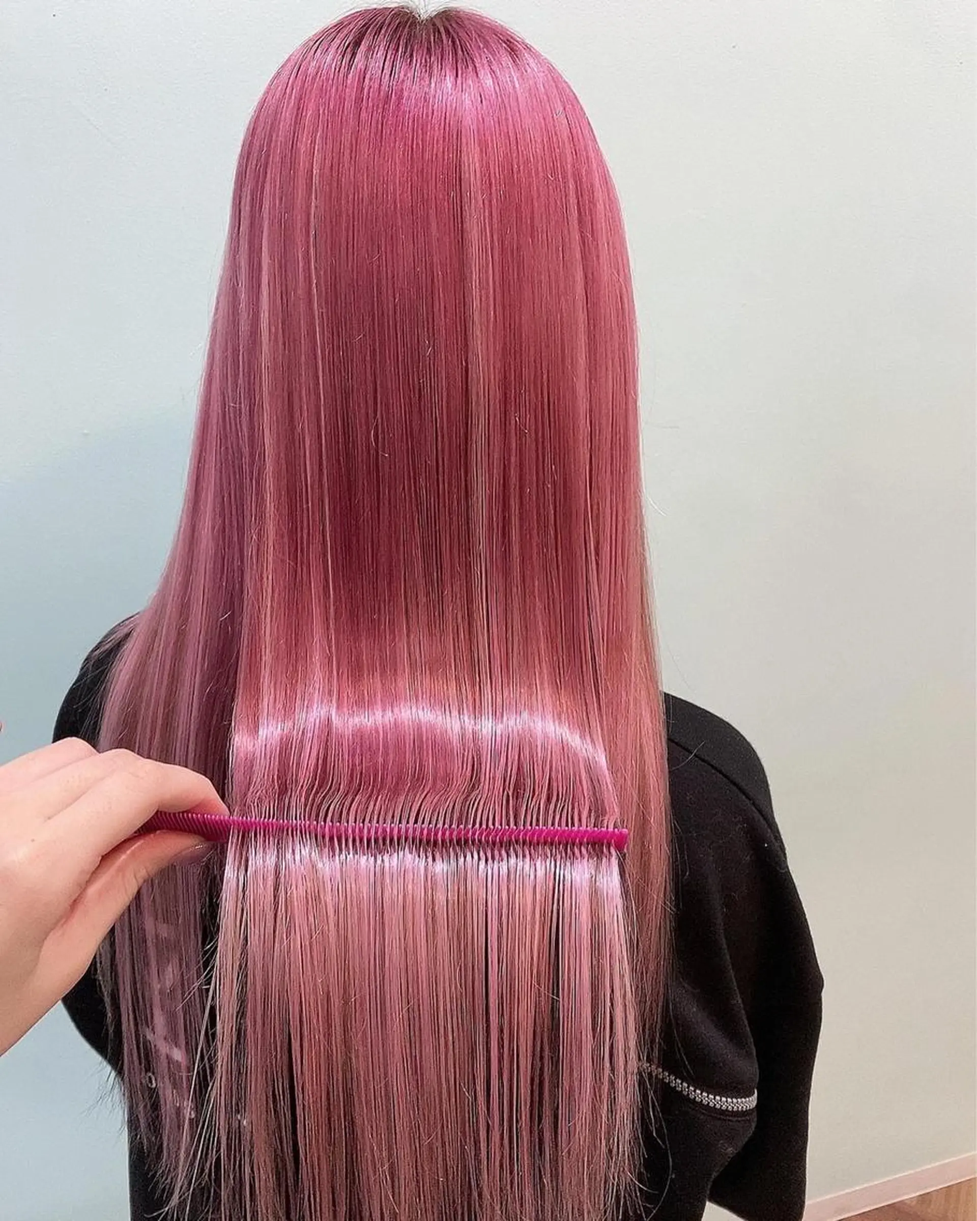 ロング ヘアカラー エクステ 🩵ララモアナ nazu🩵のヘアスタイル