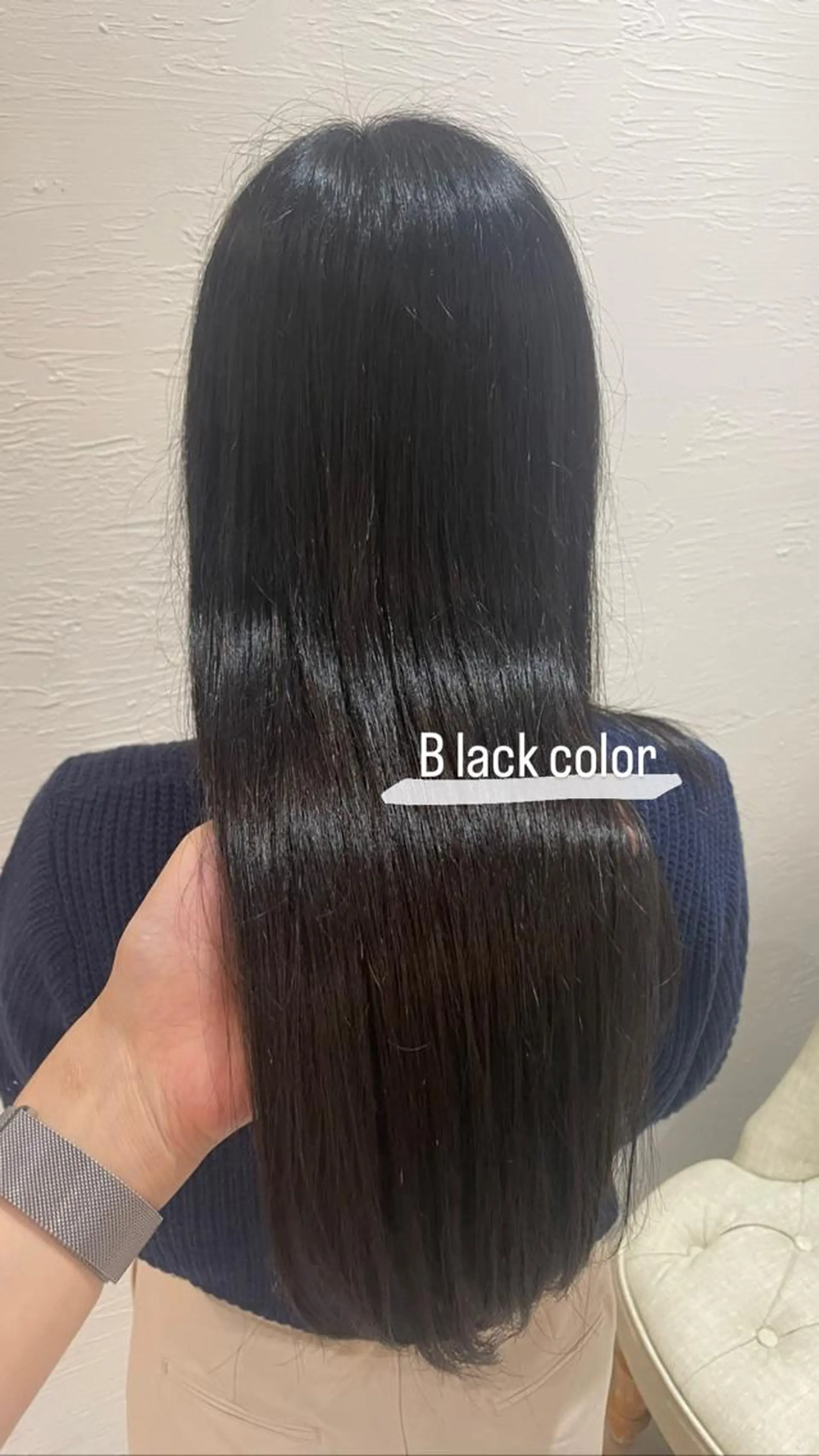 ロング カラー 堀口 鈴花のヘアスタイル