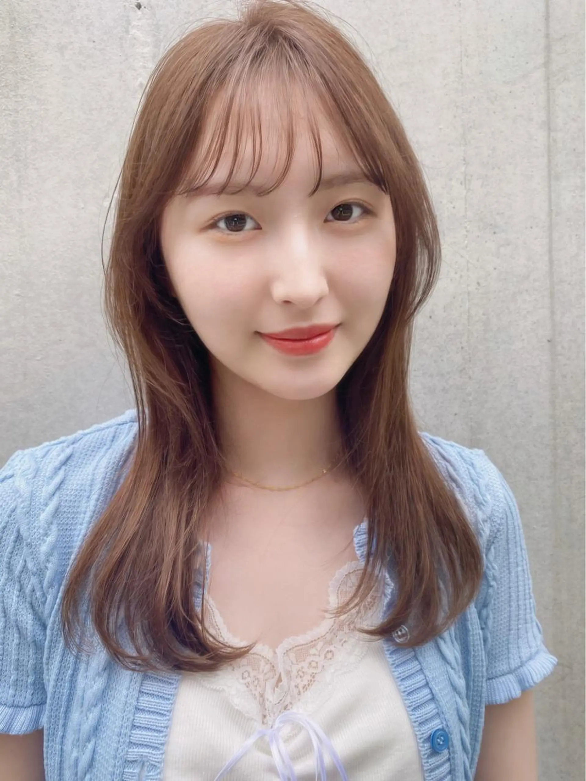 セミロング カラー 🪭risa 暖色/レイヤー🪭のヘアスタイル