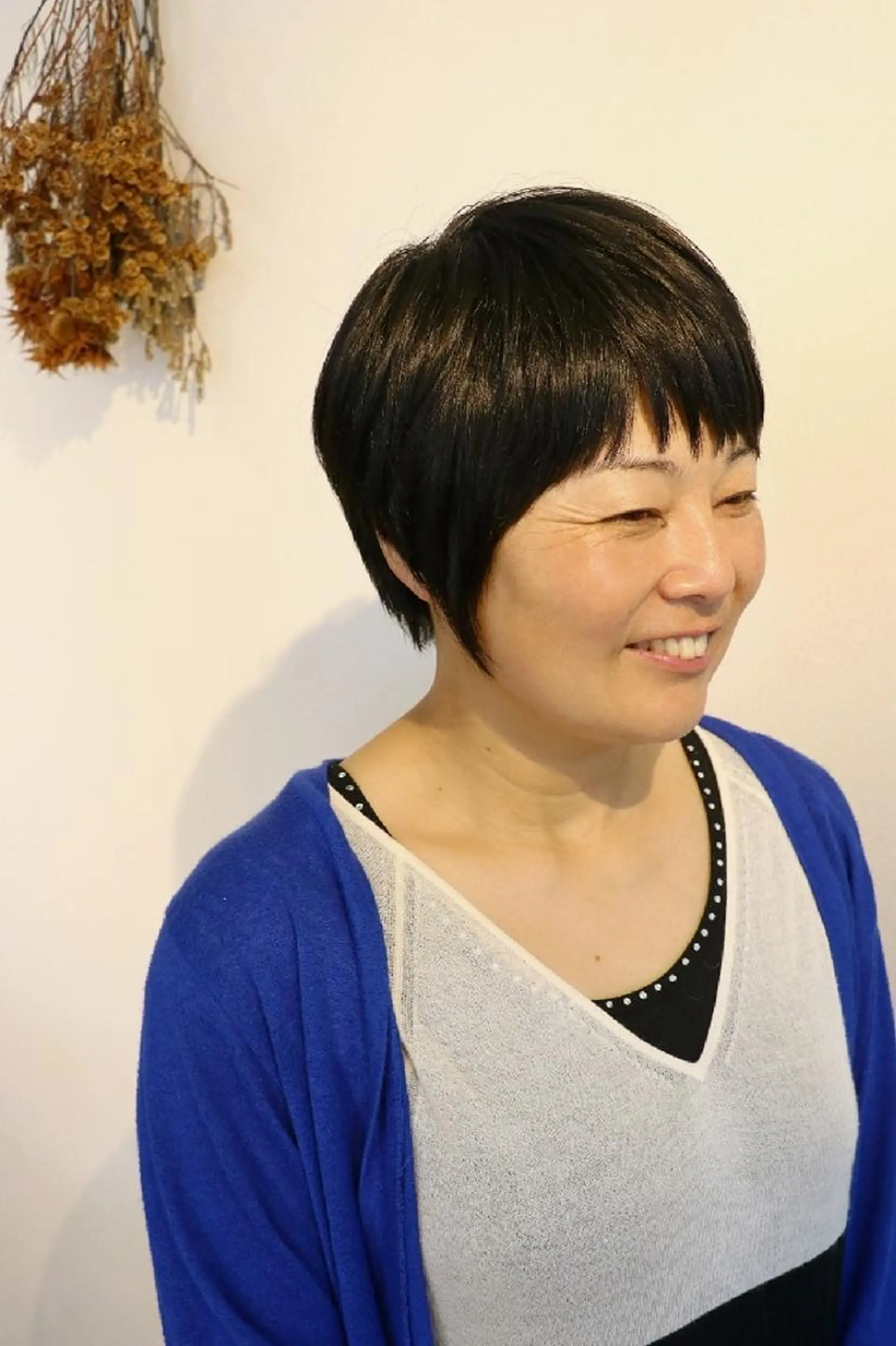 ショート フジタミキ ✨メテオ TR、ヘッドスパのヘアスタイル