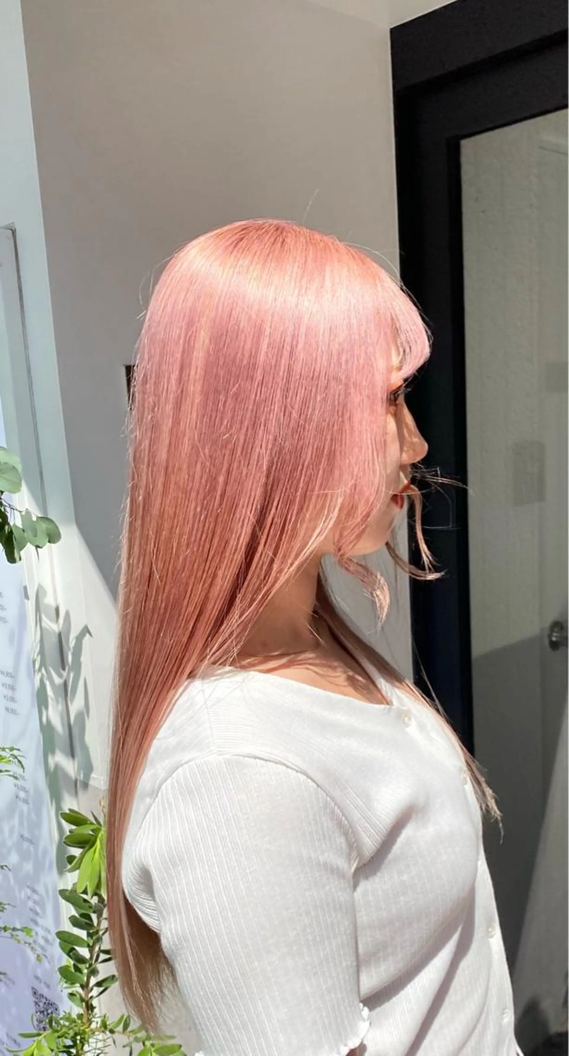 セミロング カラー ヘアカラー お洒落カジュアル🍃 まなとのヘアスタイル