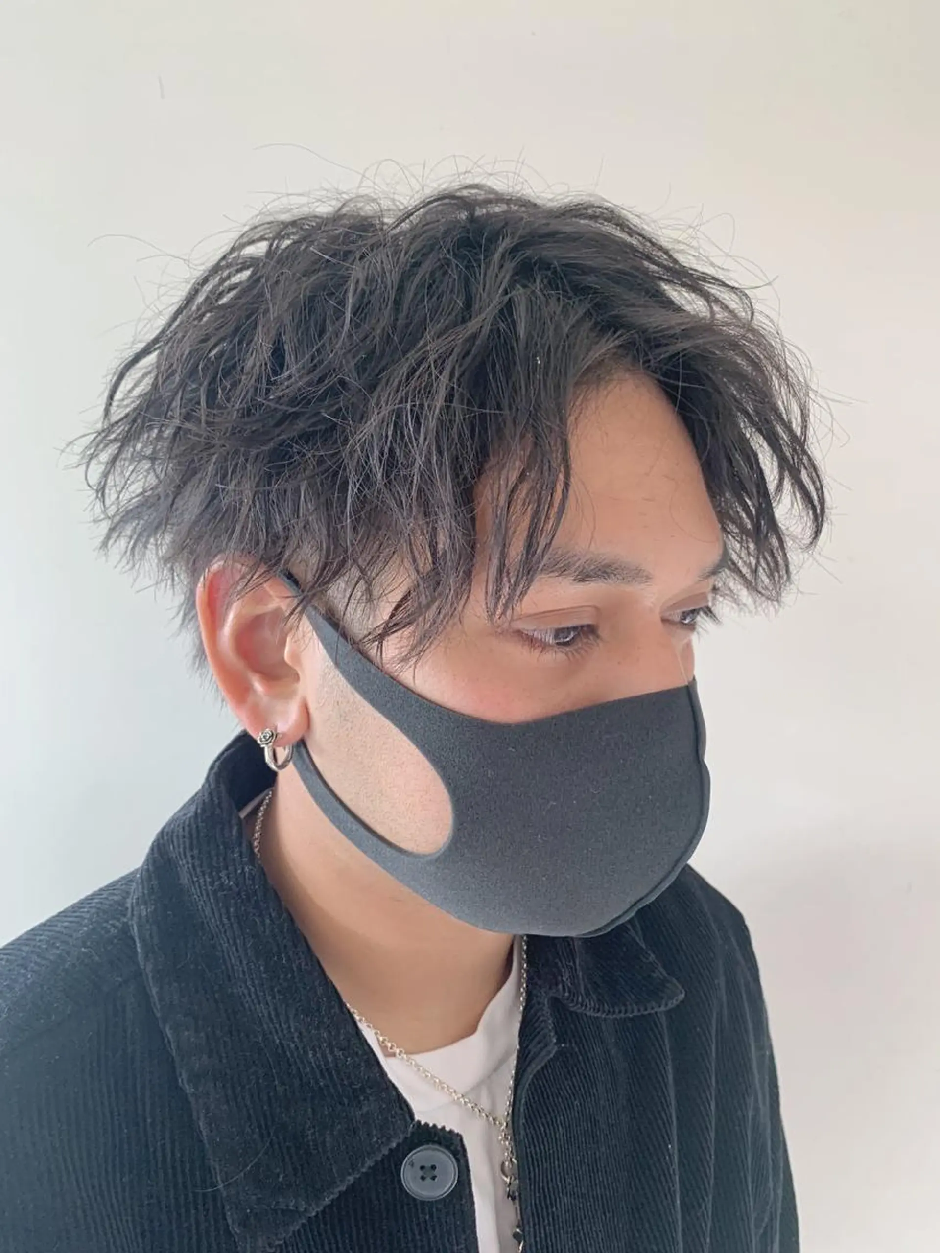 ショート カット 失敗しないパーマ 稲葉/草薙のヘアスタイル