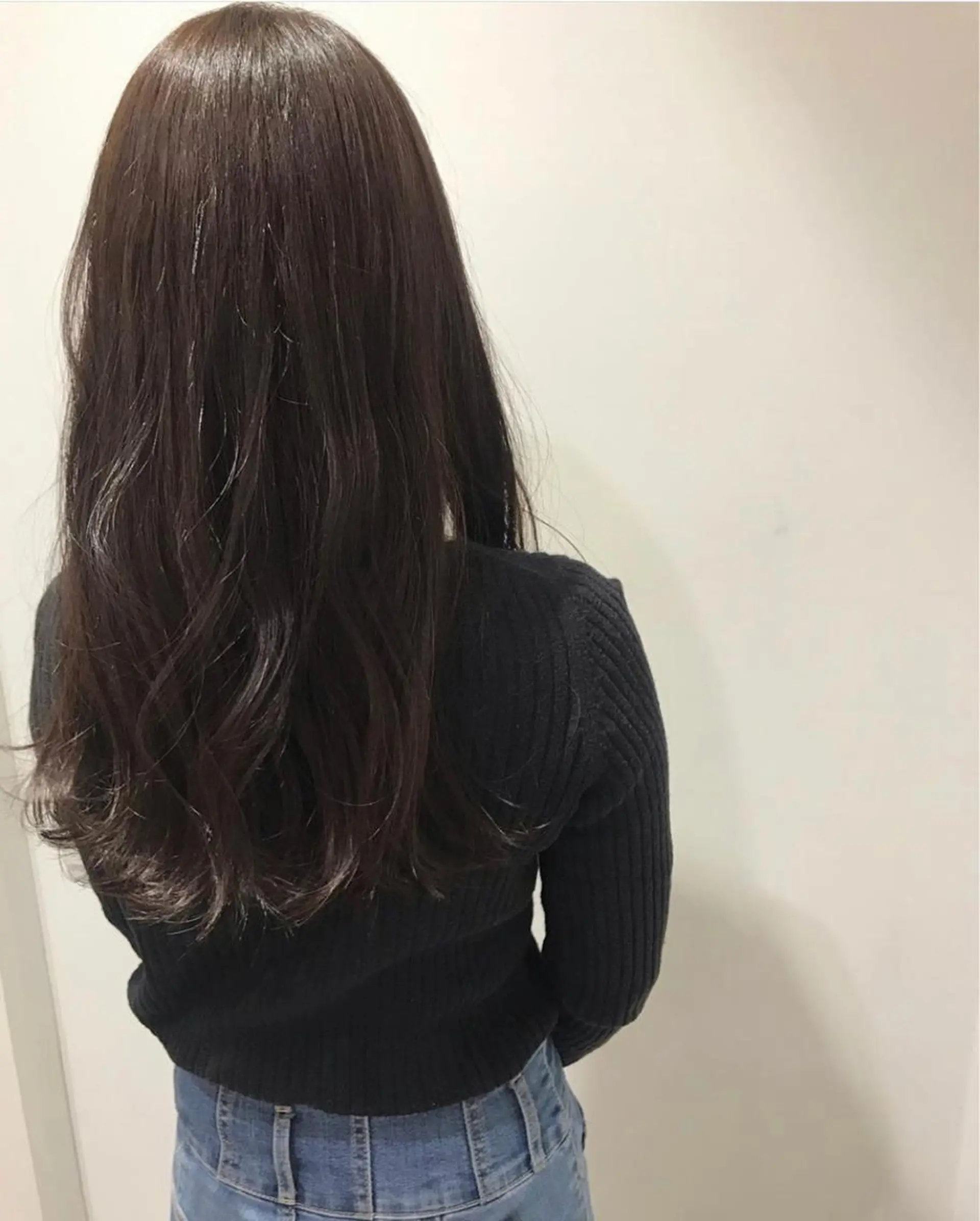 ロング カラー ヘアアレンジ アッシュ アッシュブラウン ブラウンカラー 福壽 優奈のヘアスタイル