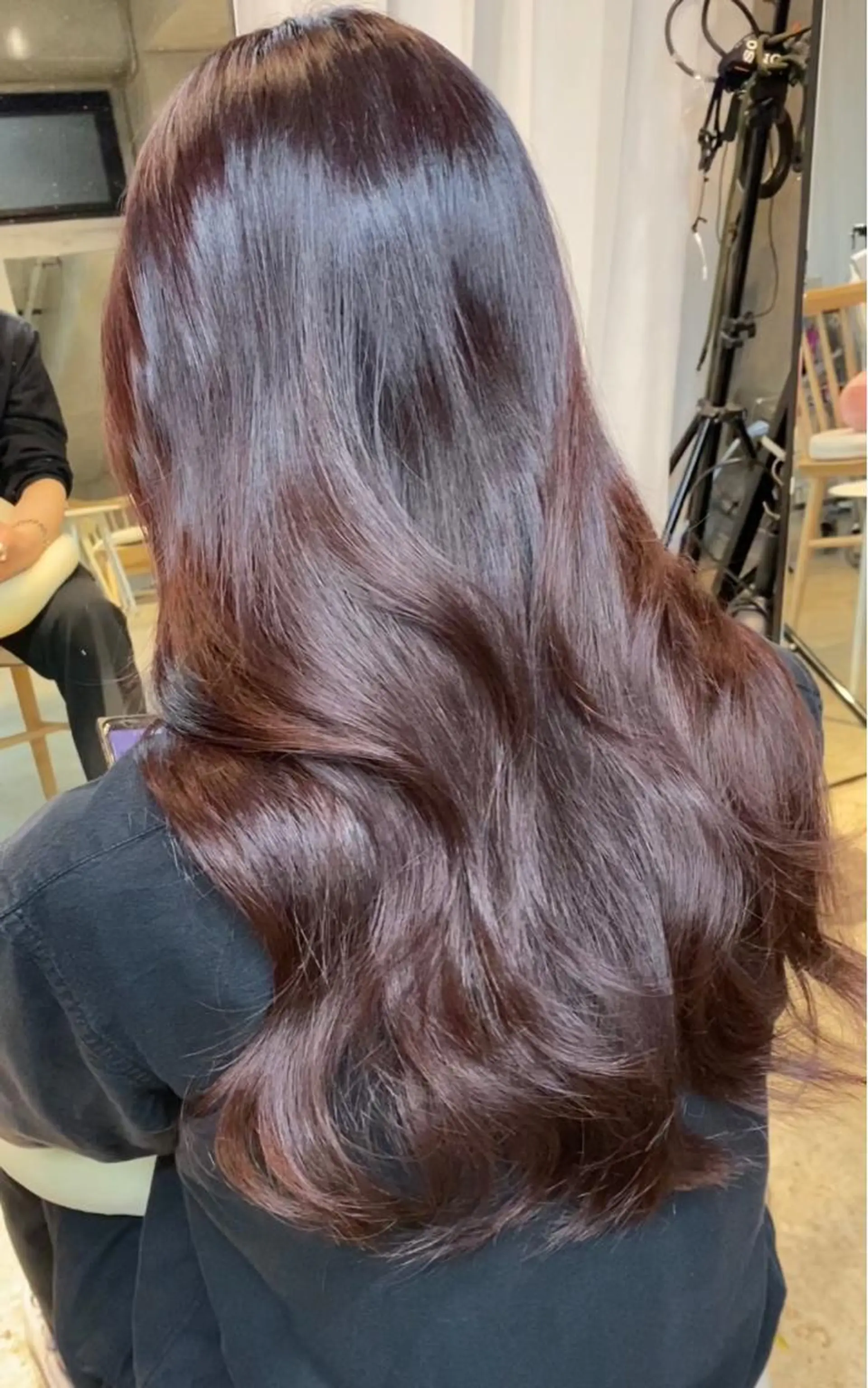 ロング カラー 飯田 みづきのヘアスタイル