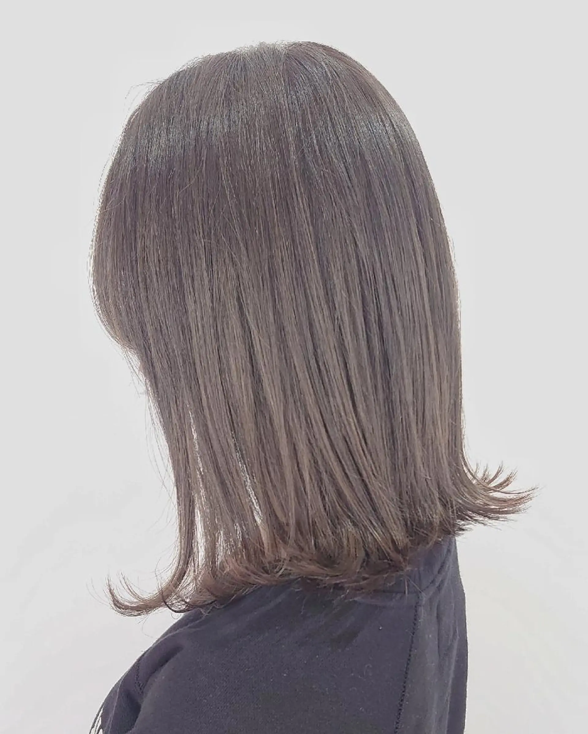 ミディアム カラー 透明感カラー ハイライトカラー イルミナカラー ハイライト ヘアカラー ✨ブリーチなし透明感 カラー✨ゆりかのヘアスタイル