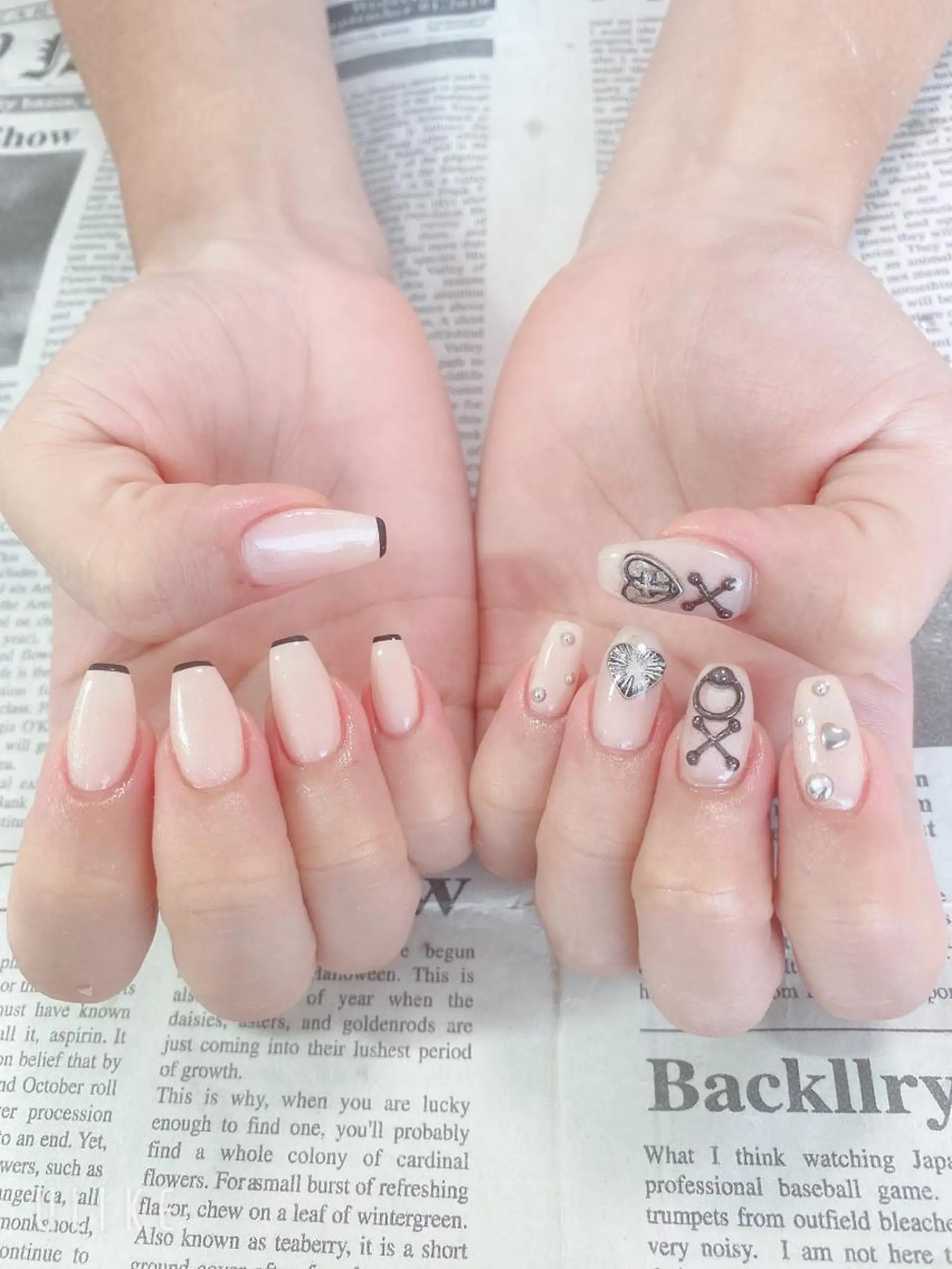 ネイル 持ち込み ハンドネイル ハンドケア 森山 舞のネイルデザイン