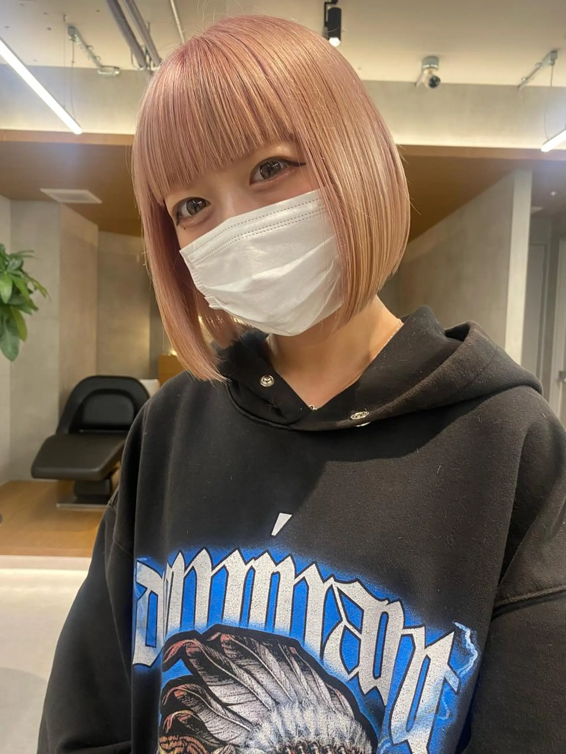 ショート カラー ヘアカラー トリートメント センターパート/ 暖色カラーayuのヘアスタイル