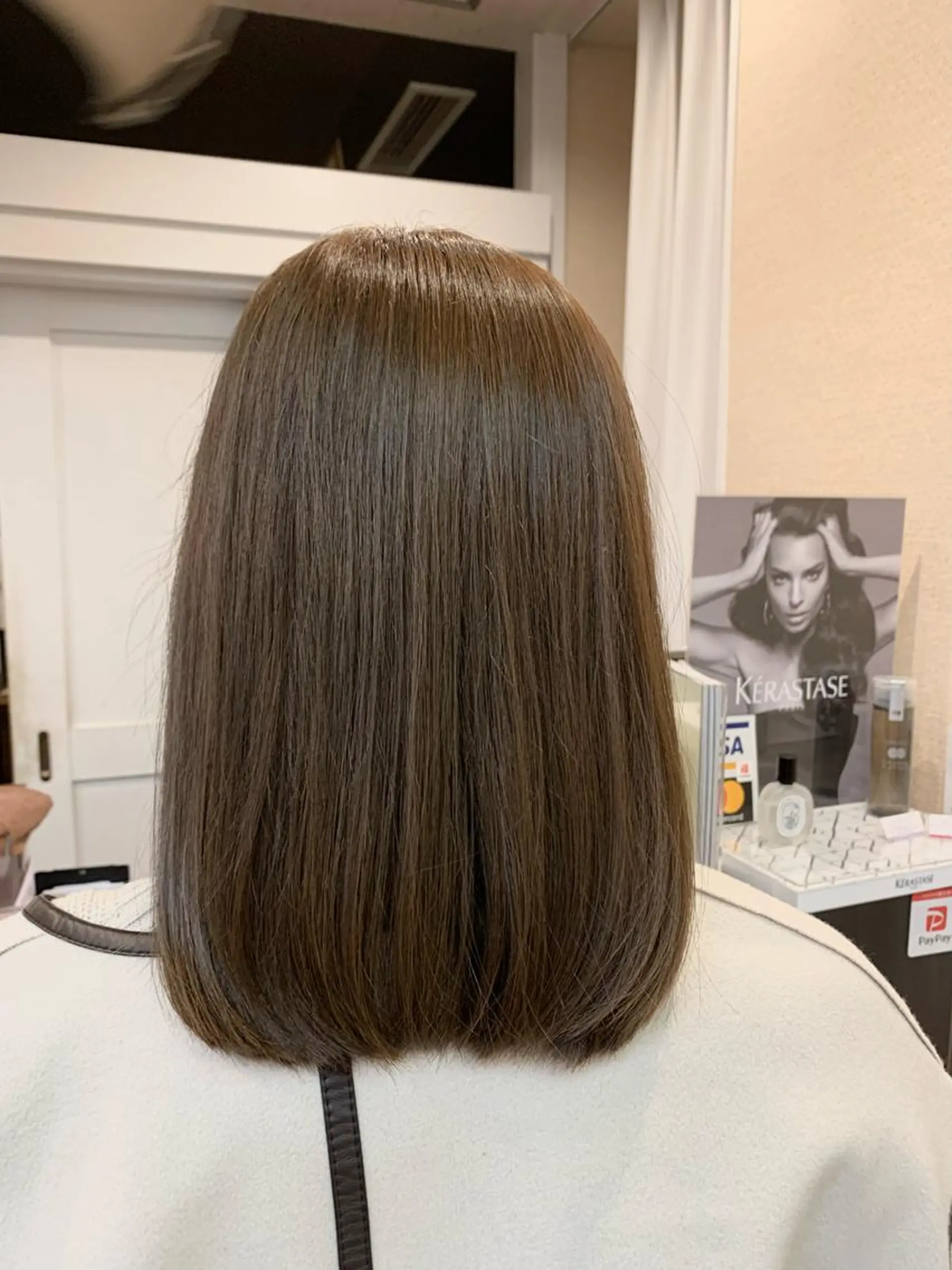 ミディアム カラー アッシュ ベージュカラー yuri🌼 NUMBER 天王寺のヘアスタイル