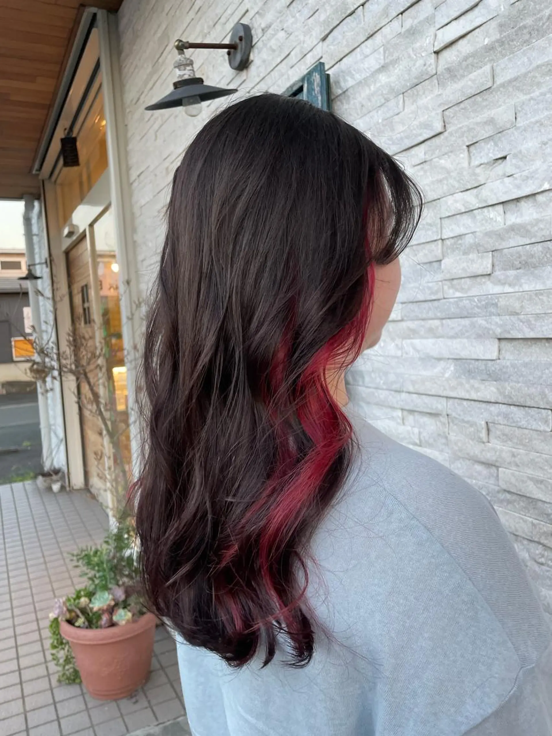 ロング カラー アッシュ アッシュブラウン ベージュカラー ブリーチ ブラウンカラー ヘアカラー 🌸小掛🌸 豊橋外国人風カラーのヘアスタイル