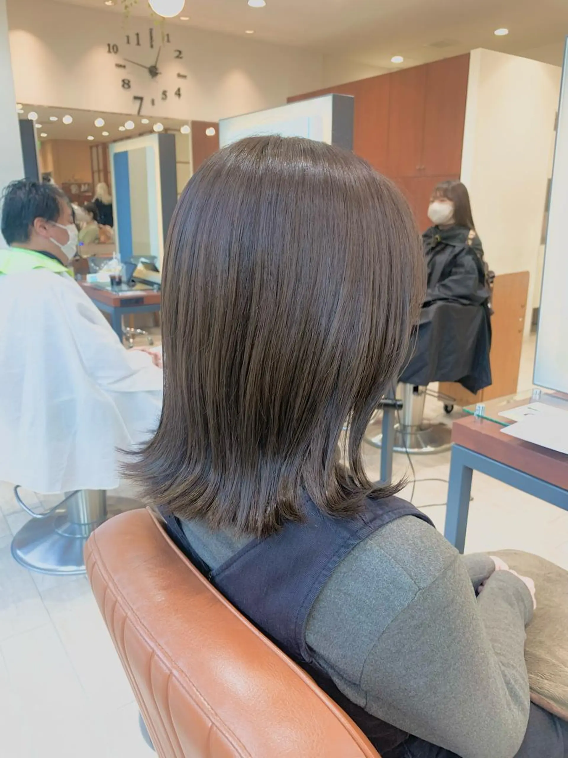 ミディアム ヘアカラー トリートメント 髪質改善/縮毛矯正 🎀小林 唯 🎀のヘアスタイル