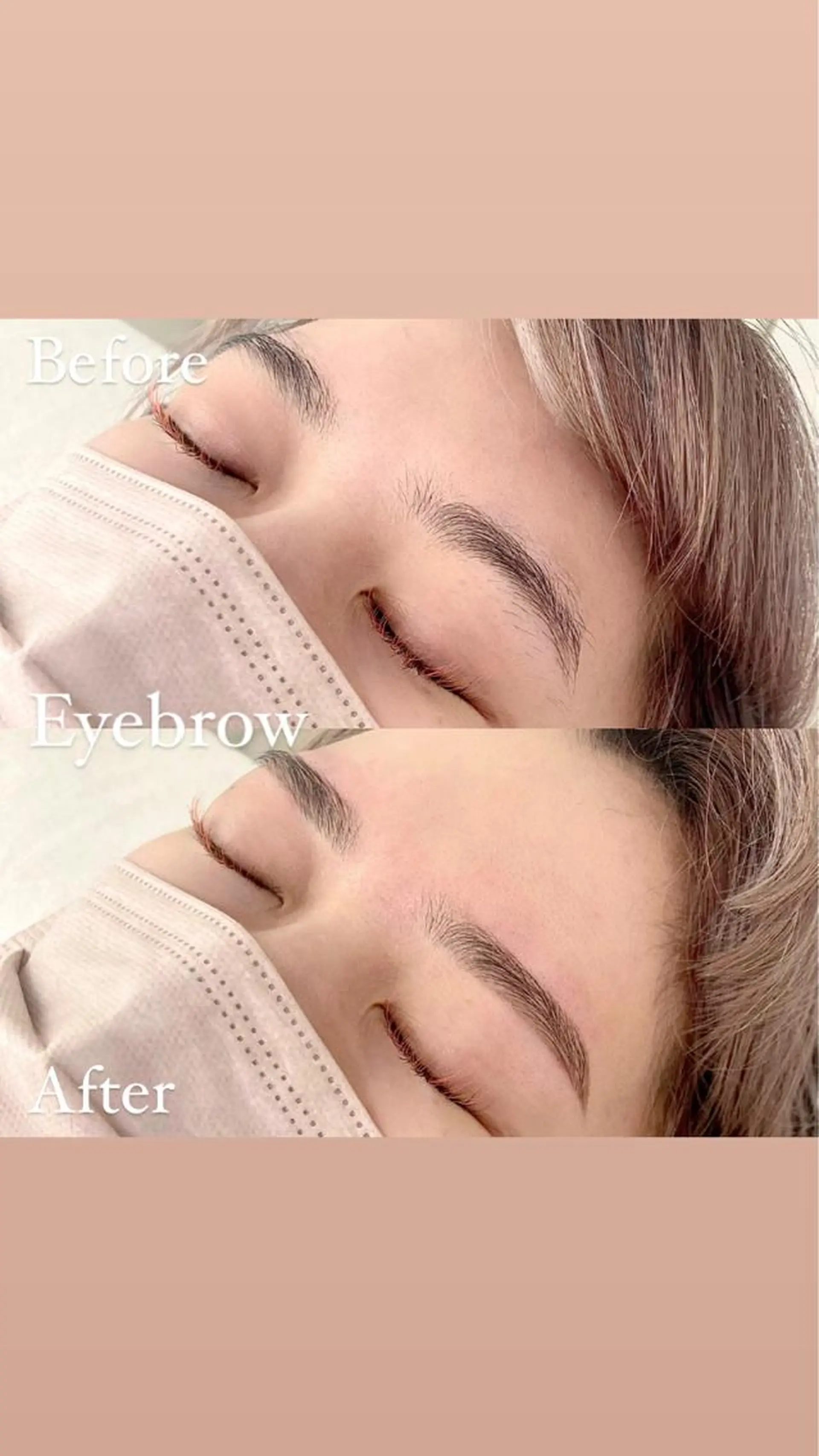アイブロウ ハリウッドブロウリフト 眉毛ワックス脱毛 Three 👑まつげ＆眉の眉毛・アイブロウイメージ