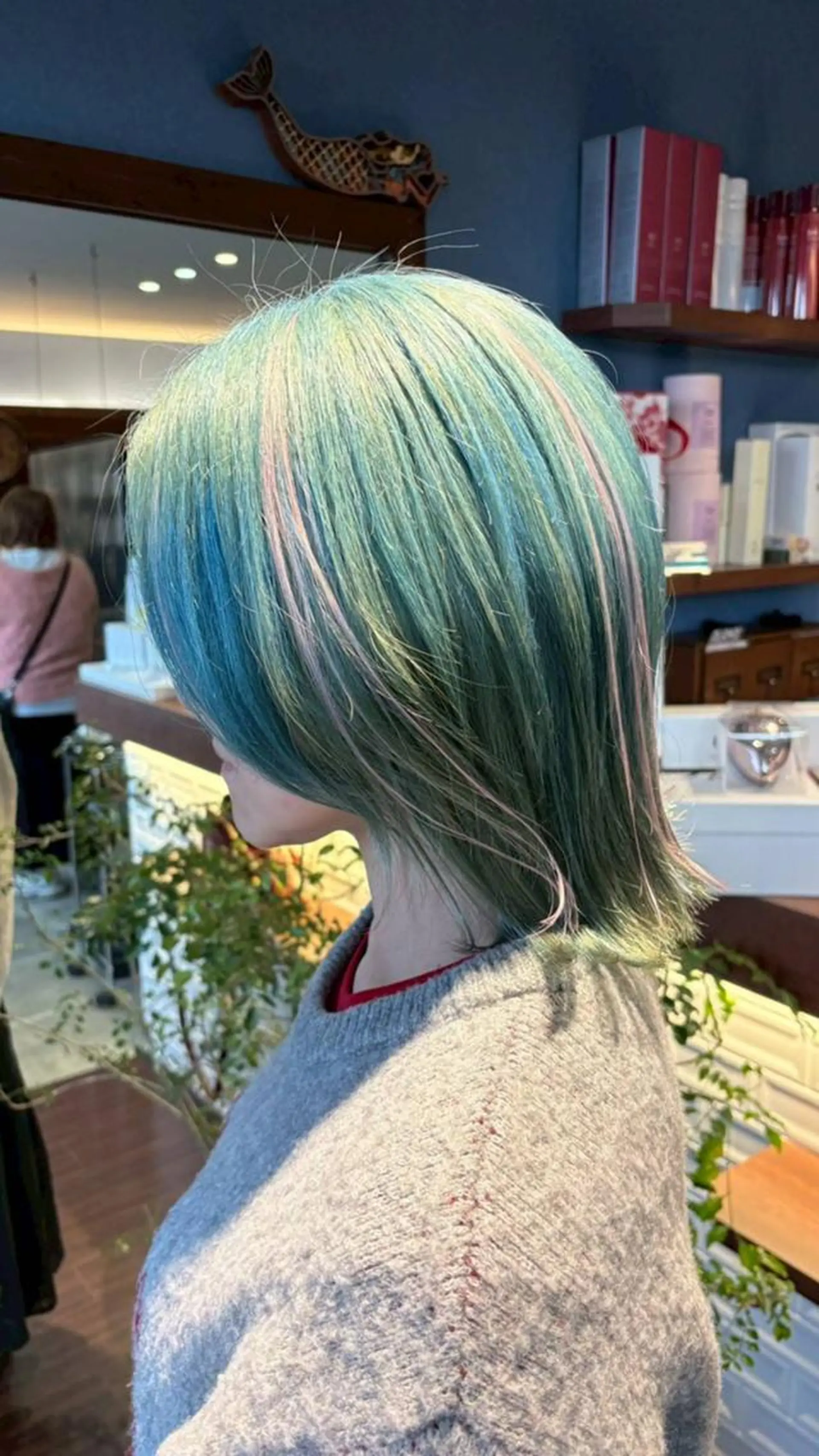 ミディアム エクステ ハイライト ヘアカラー エクステ 🎀Kubu🍀 Natsumu🎀のヘアスタイル