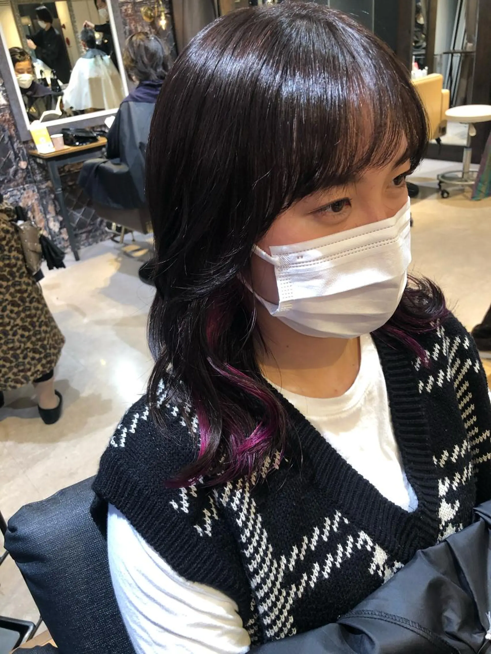 ミディアム ハイライト baton hair salon所属・✽透明感カラー ✽ 🍆那須ももこ🍑のヘアスタイル