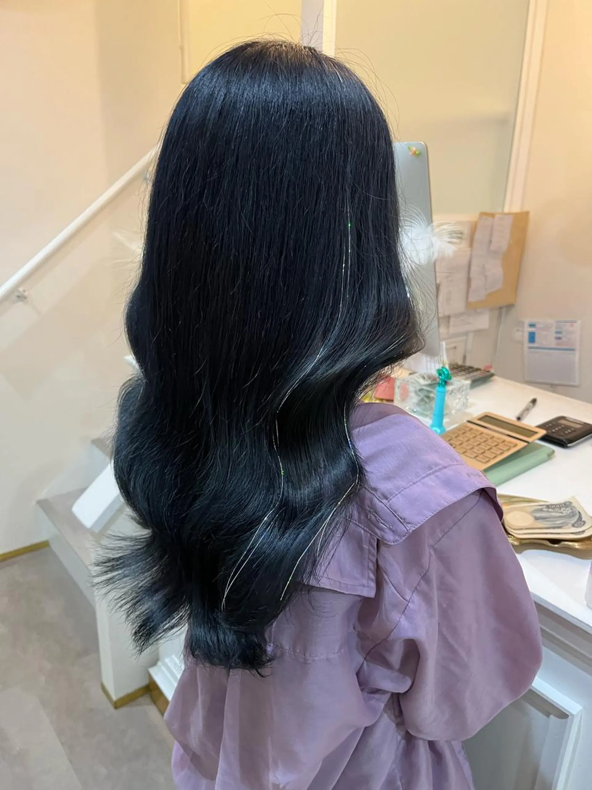 ロング MOE🐈‍⬛🎀 エクステ/ワンホンのヘアスタイル