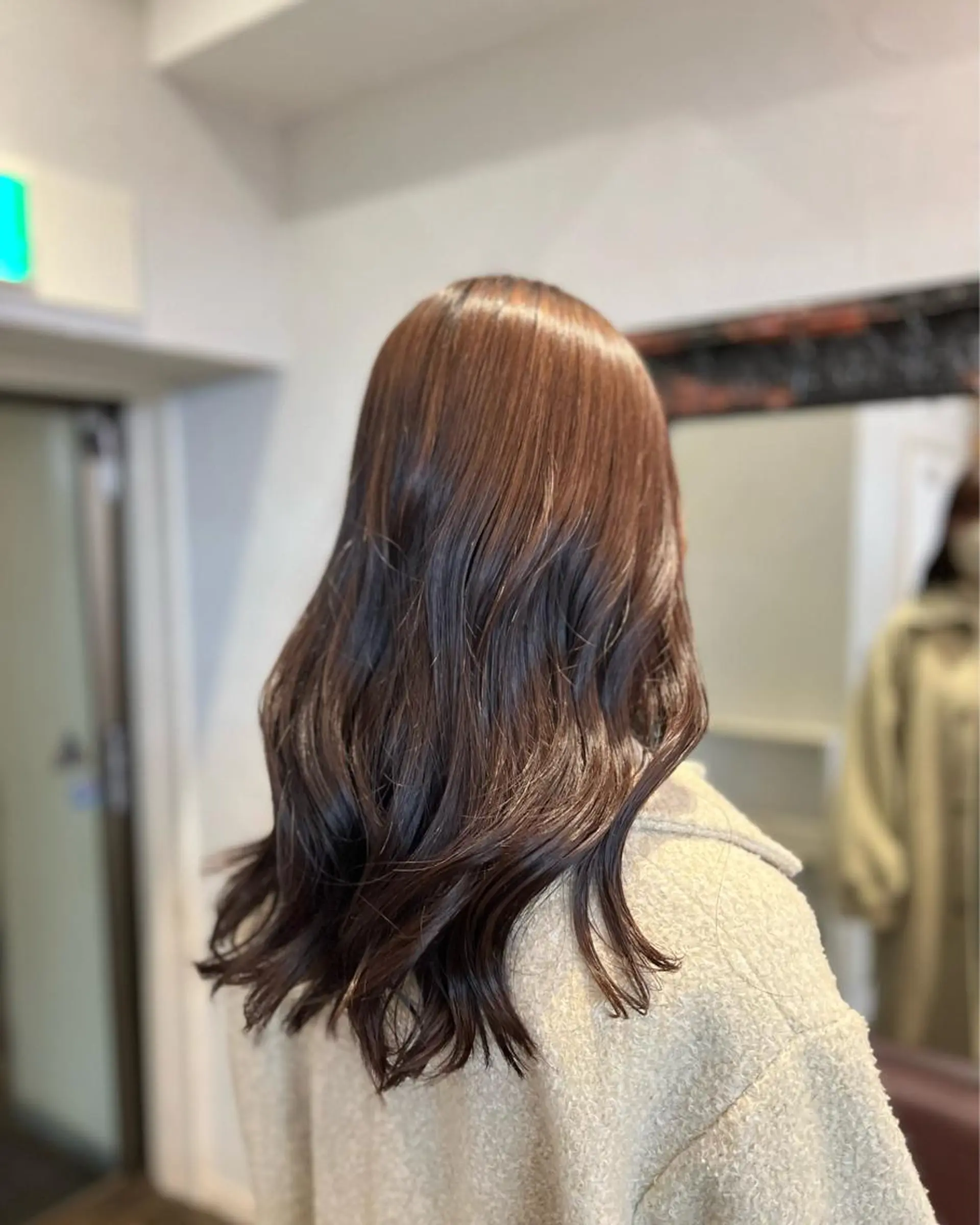 ロング カラー 髪質改善/縮毛矯正/ 超高濃度水素ケアのヘアスタイル