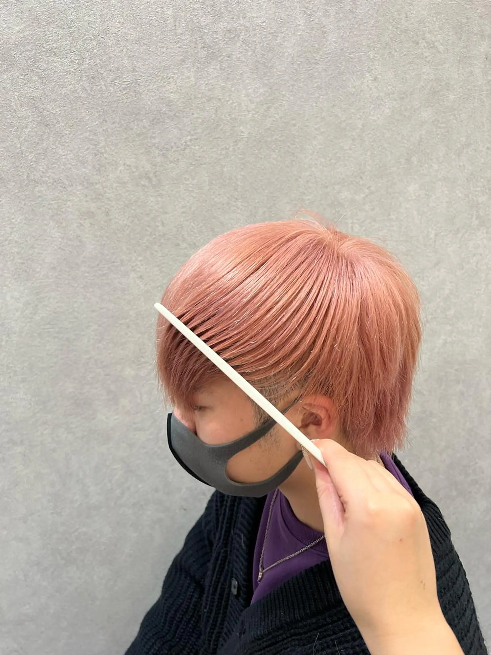 ショート カラー メンズ ARIA💎縮毛矯正 ブリーチ💎複雑履歴のヘアスタイル