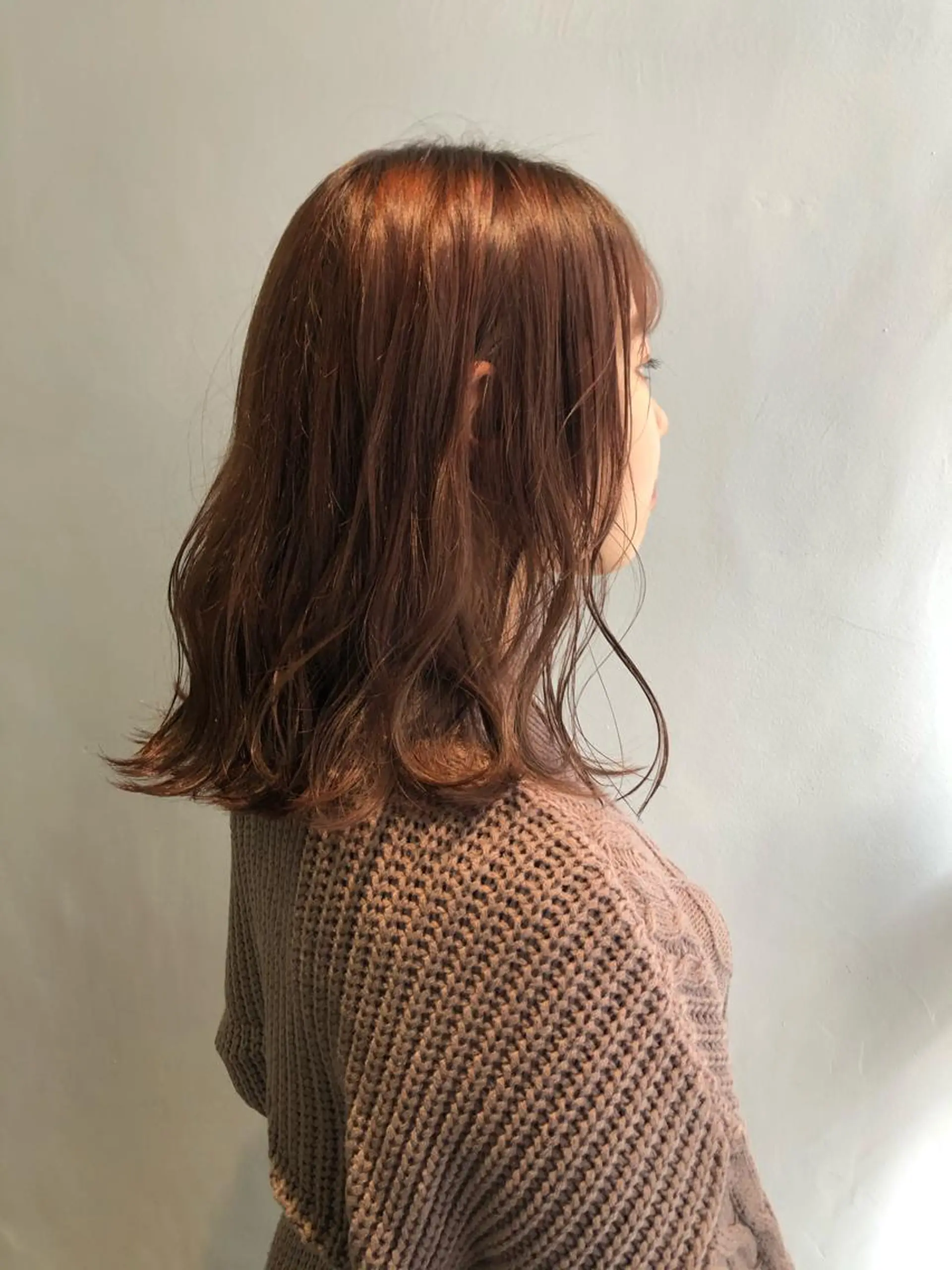 ミディアム カラー 当日予約大歓迎💗 依田瑞希のヘアスタイル