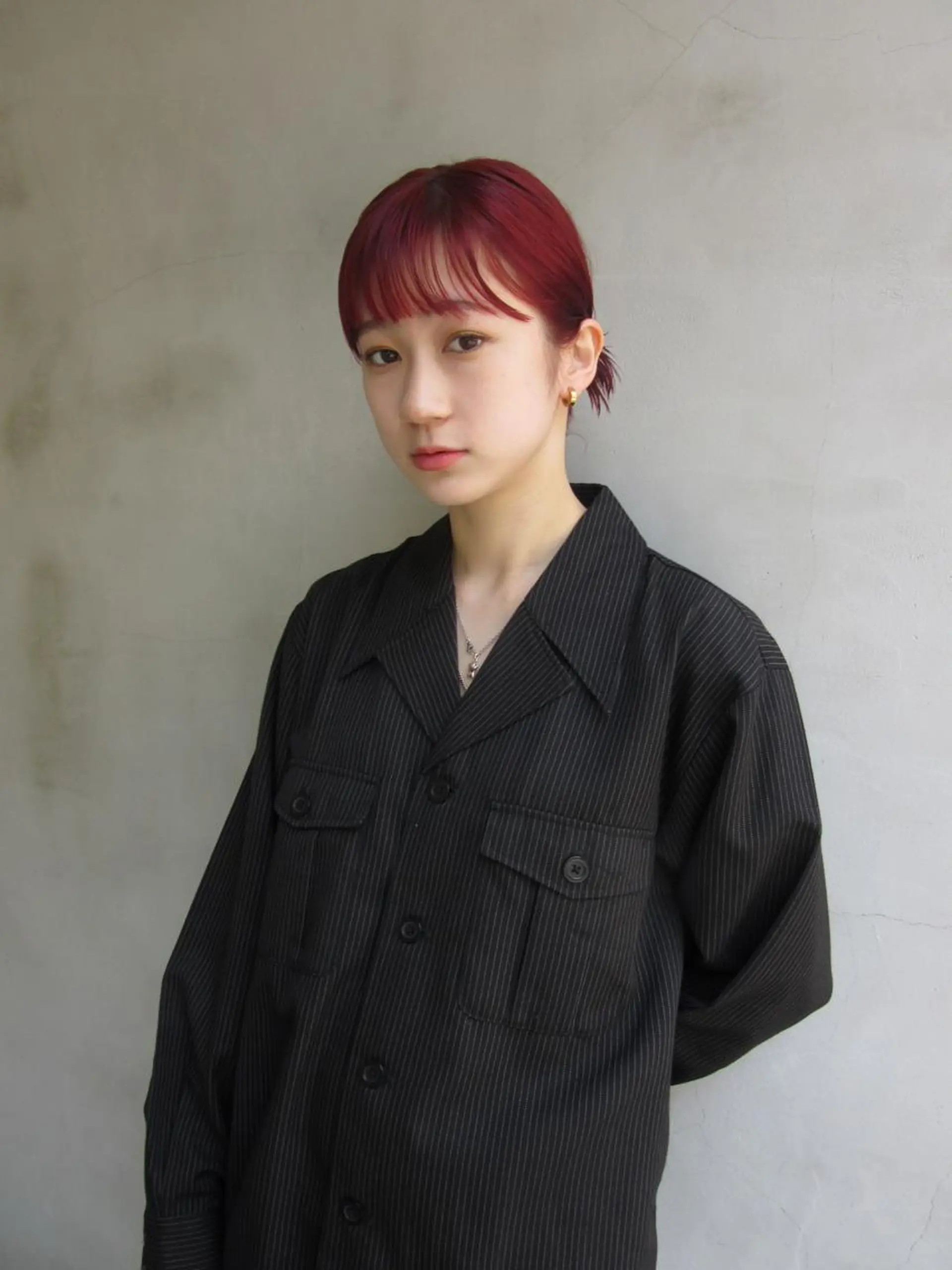 ショート ヘアカラー 藤井 紀香のヘアスタイル