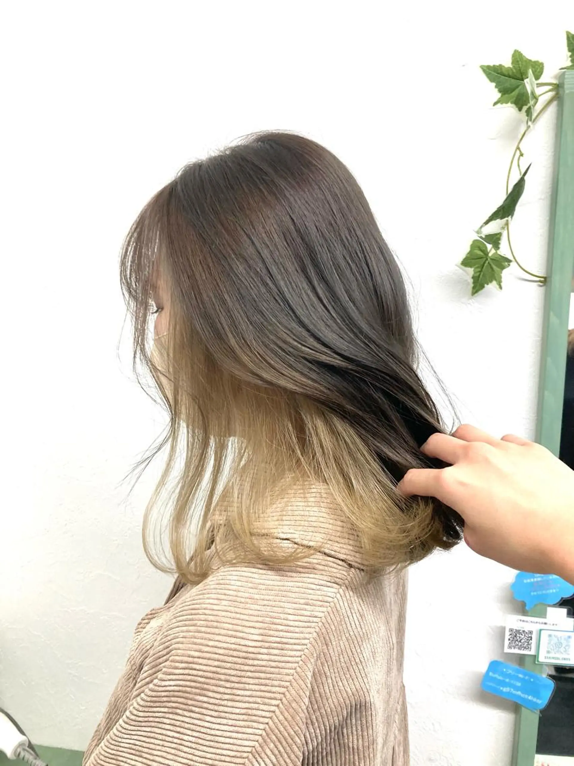 ミディアム カラー パーマ ヘアアレンジ ベージュカラー インナーカラー 髪質改善✧︎カラー 💎AIM【アイム】のヘアスタイル