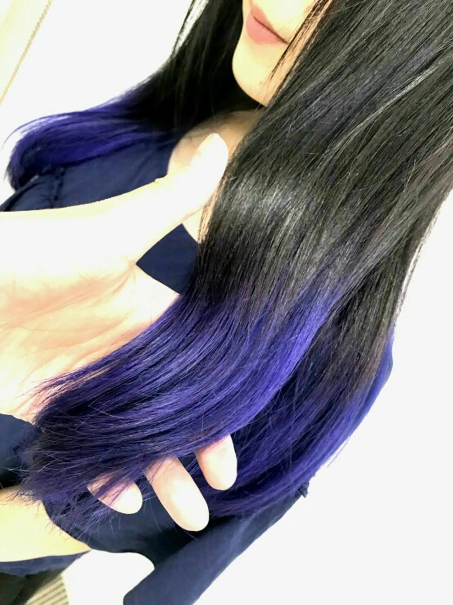 ロング カラー ブルーカラー グラデーションカラー ⛑️髪質改善請負人 ⛑️ヤマザキタカヒトのヘアスタイル