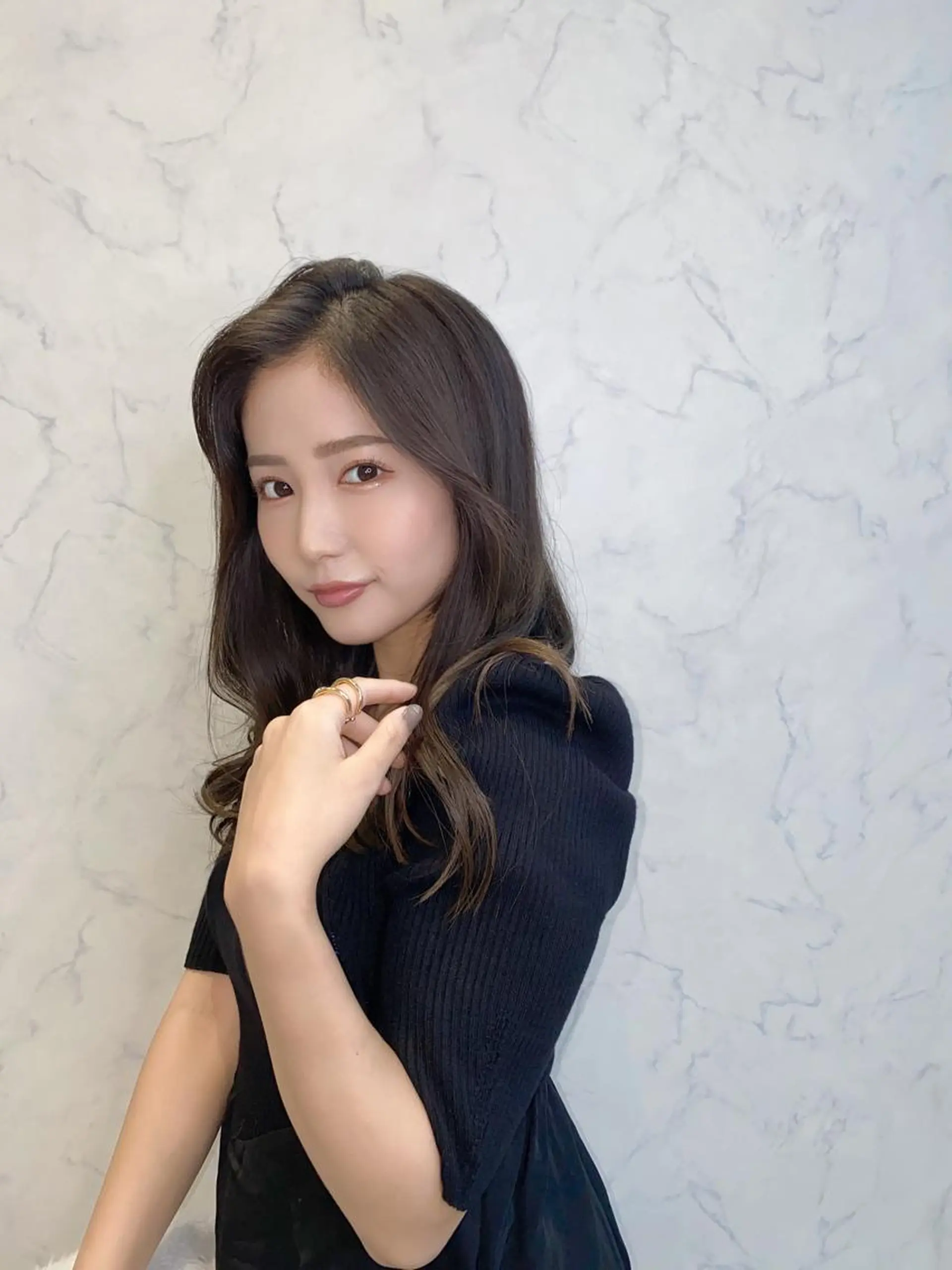 ロング チダアキフミ Ash大森のヘアスタイル