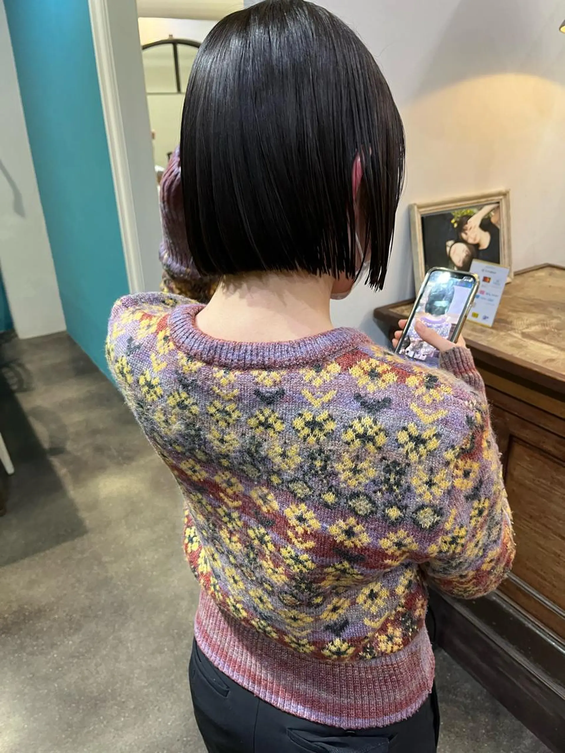 ショート ボブ 宮腰 瑠果のヘアスタイル