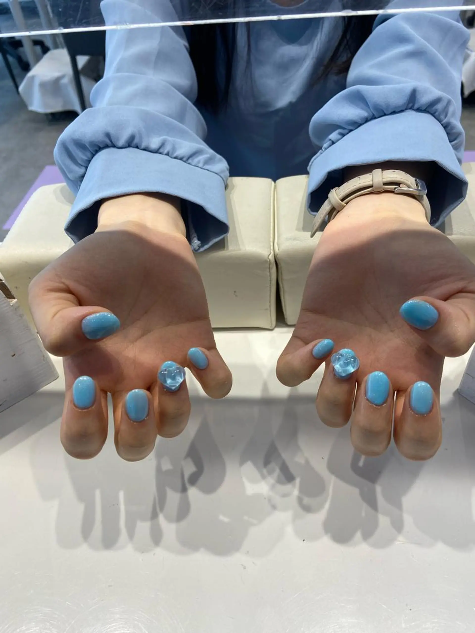 ネイル ブルー SHELLTOKYO idaのネイルデザイン