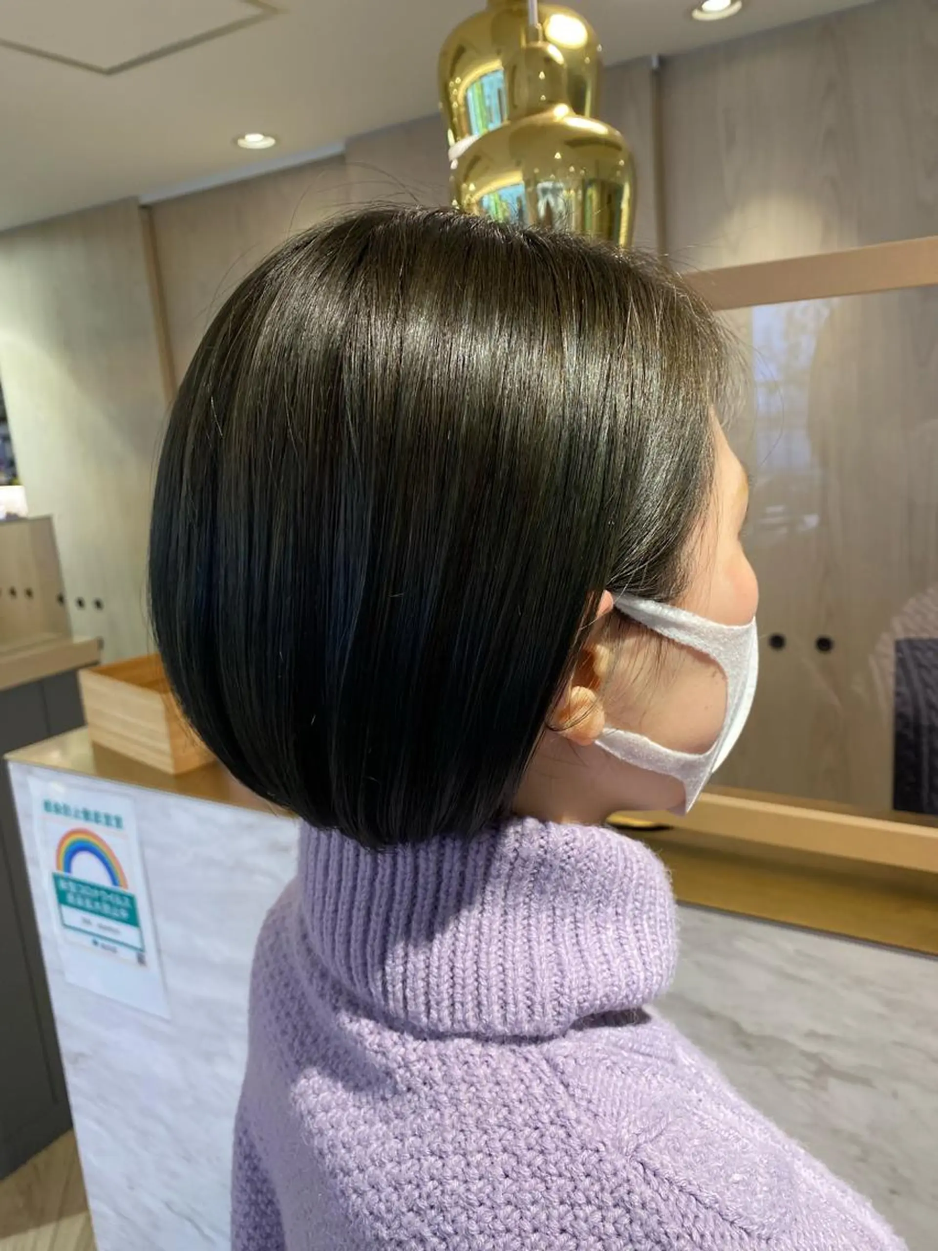 ショート パーマ BiBi 藤野あゆみのヘアスタイル