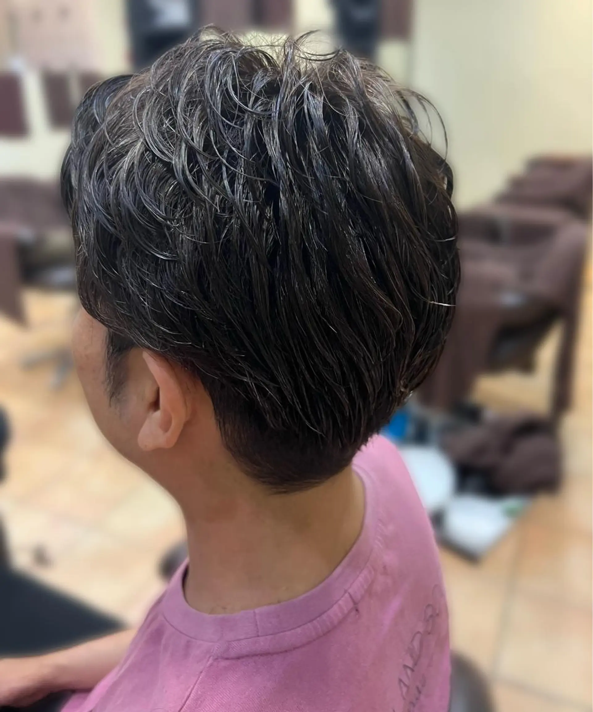 パーマ メンズ 石原 姫菜のヘアスタイル