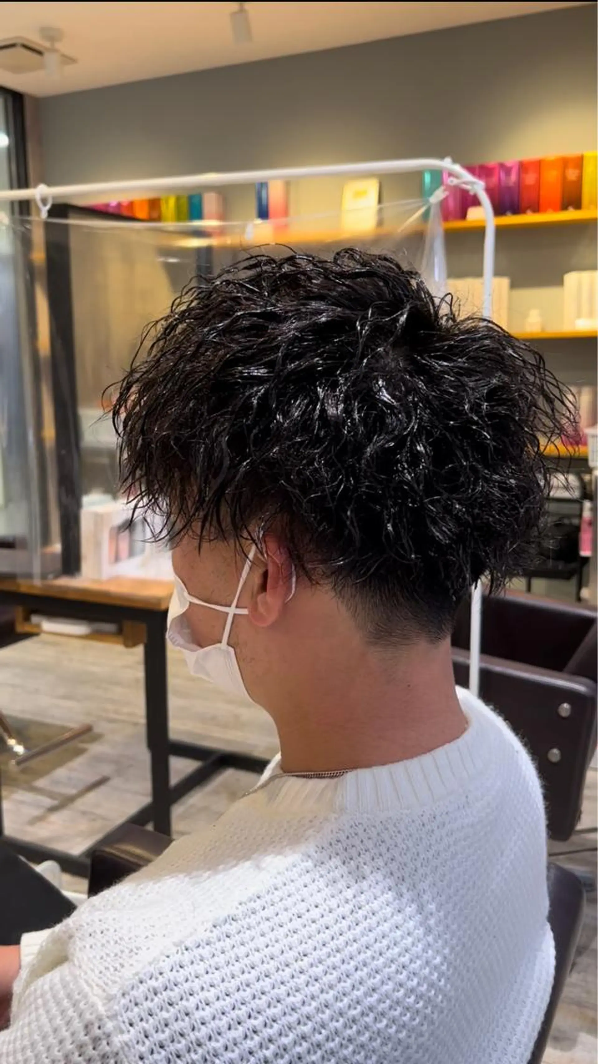 ミディアム カラー パーマ ヘアアレンジ メンズ キッズ ネイル マツエク・マツパ アイブロウ EnBlesS西宮 マンツーマン神道有基のヘアスタイル