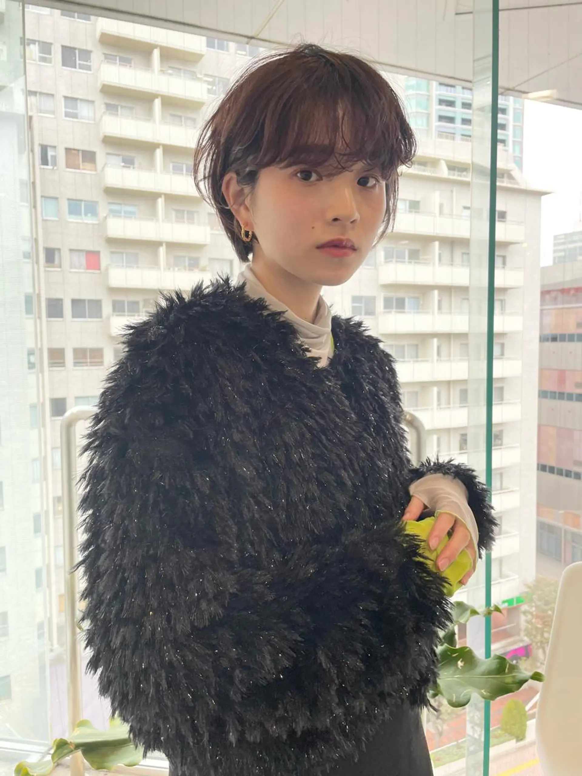 ショート カラー パーマ レイヤー／似合わせ TAKUYAのヘアスタイル