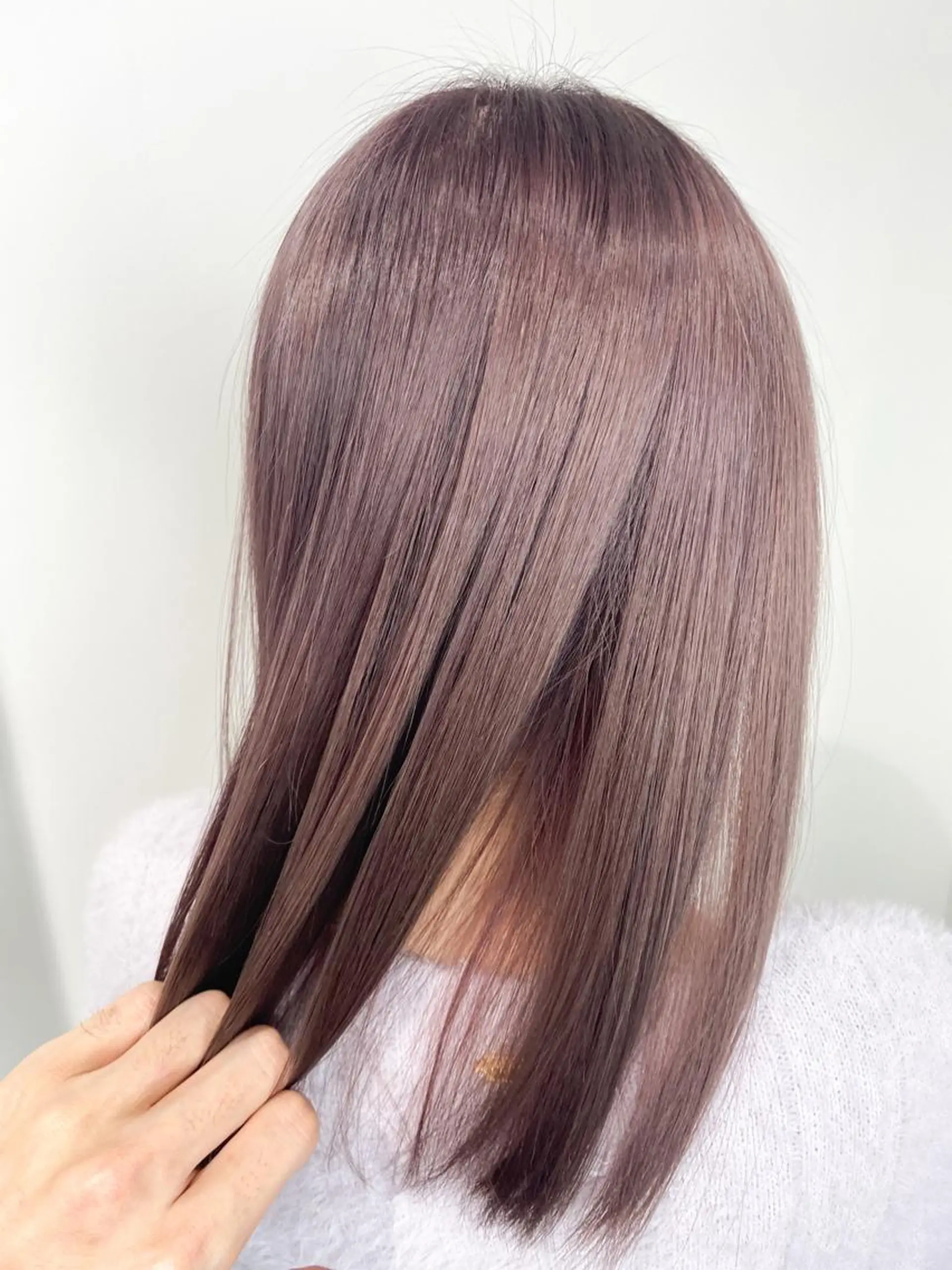 セミロング トリートメント 銀座/美髪矯正カラー 髪質改善特化🍎のヘアスタイル