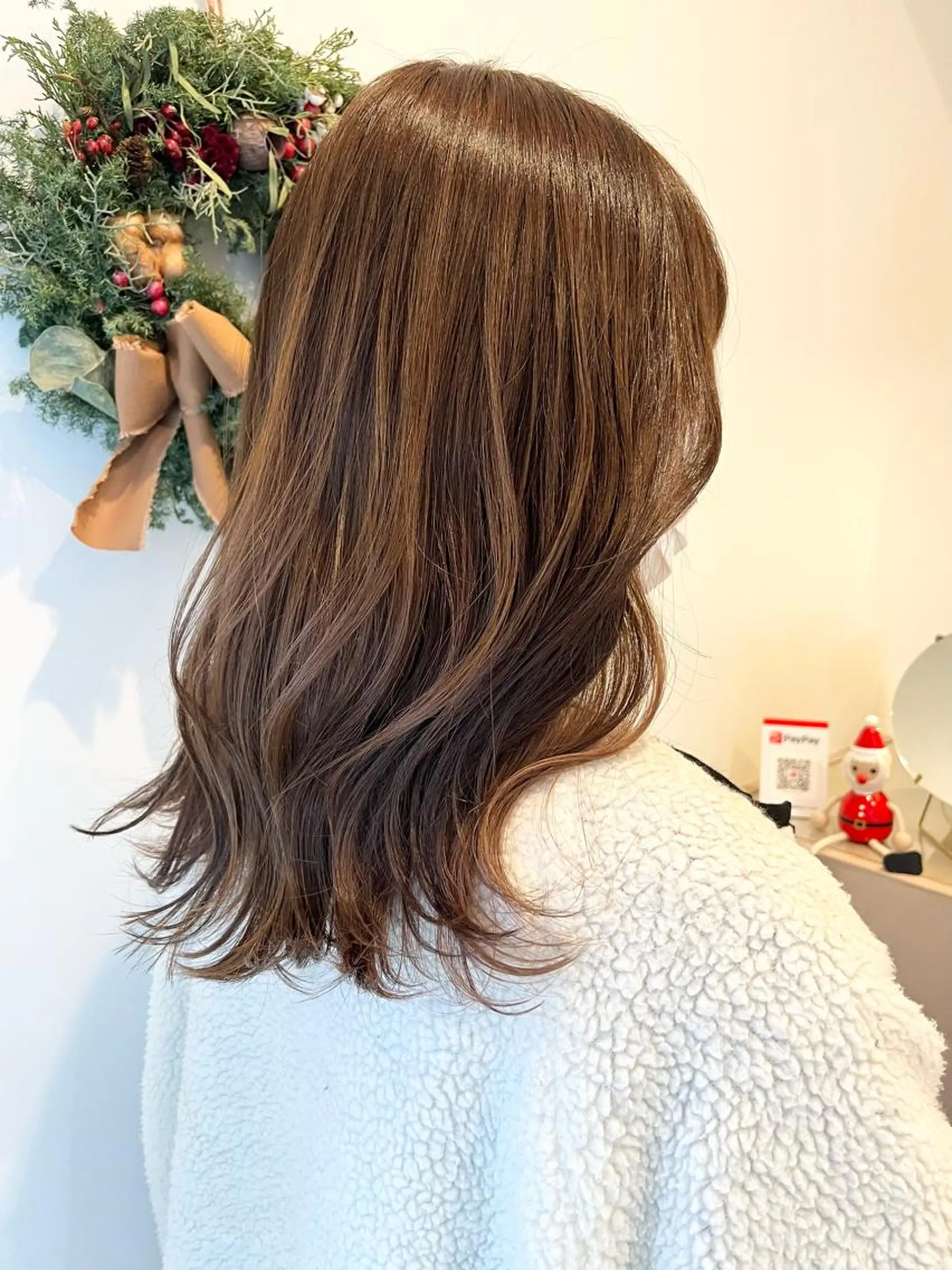 セミロング カット ヘアカラー 加藤 明香里のヘアスタイル