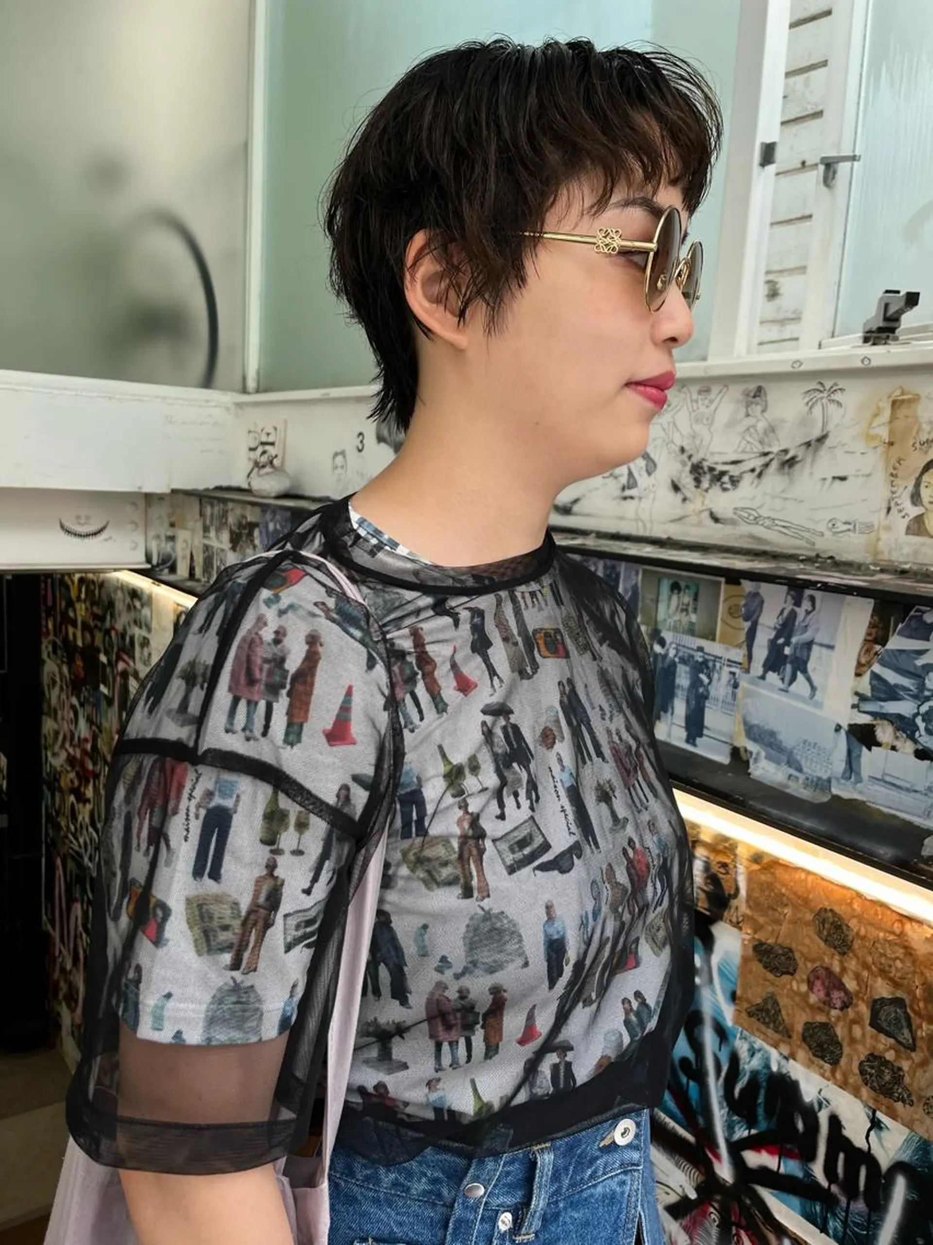 ショート カット eri kinjoのヘアスタイル