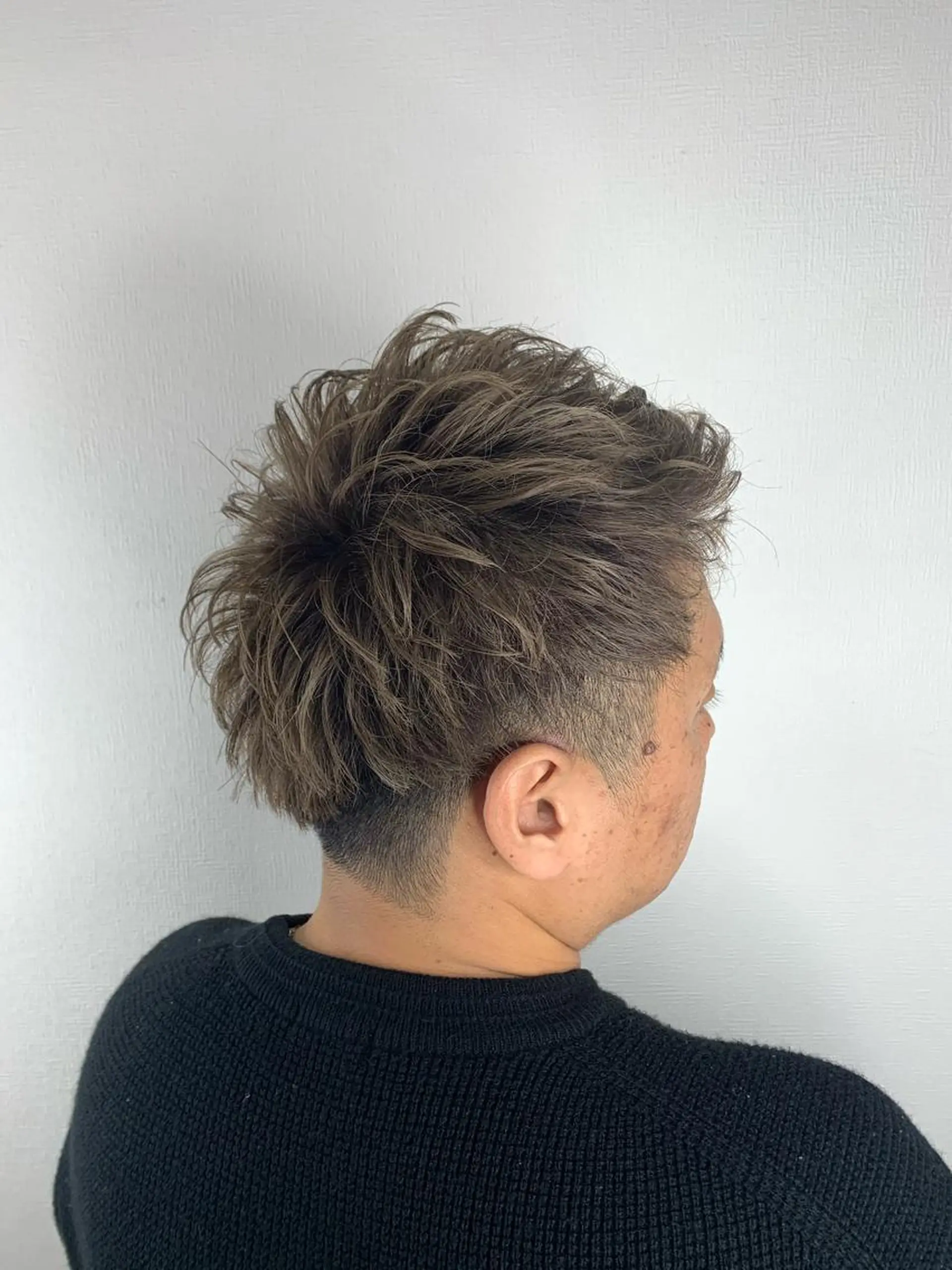 ショート カラー パーマ ヘアアレンジ メンズ キッズ M字・前髪割れ 改善メンズ特化/栢沼のヘアスタイル