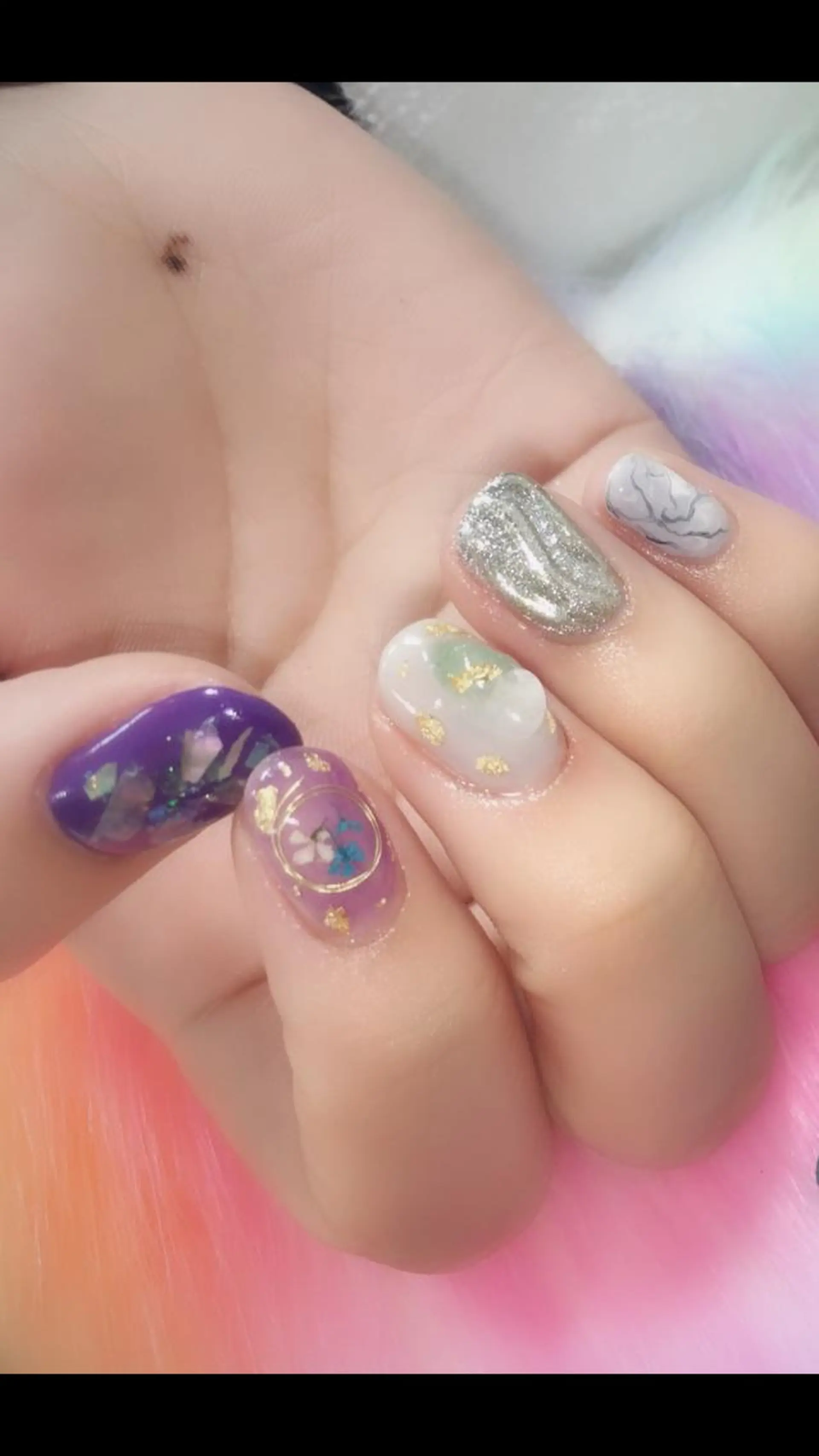 ネイル クリアネイル ニュアンスネイル 隠れ家一戸建て金町 HIROMI 葛飾区のネイルデザイン