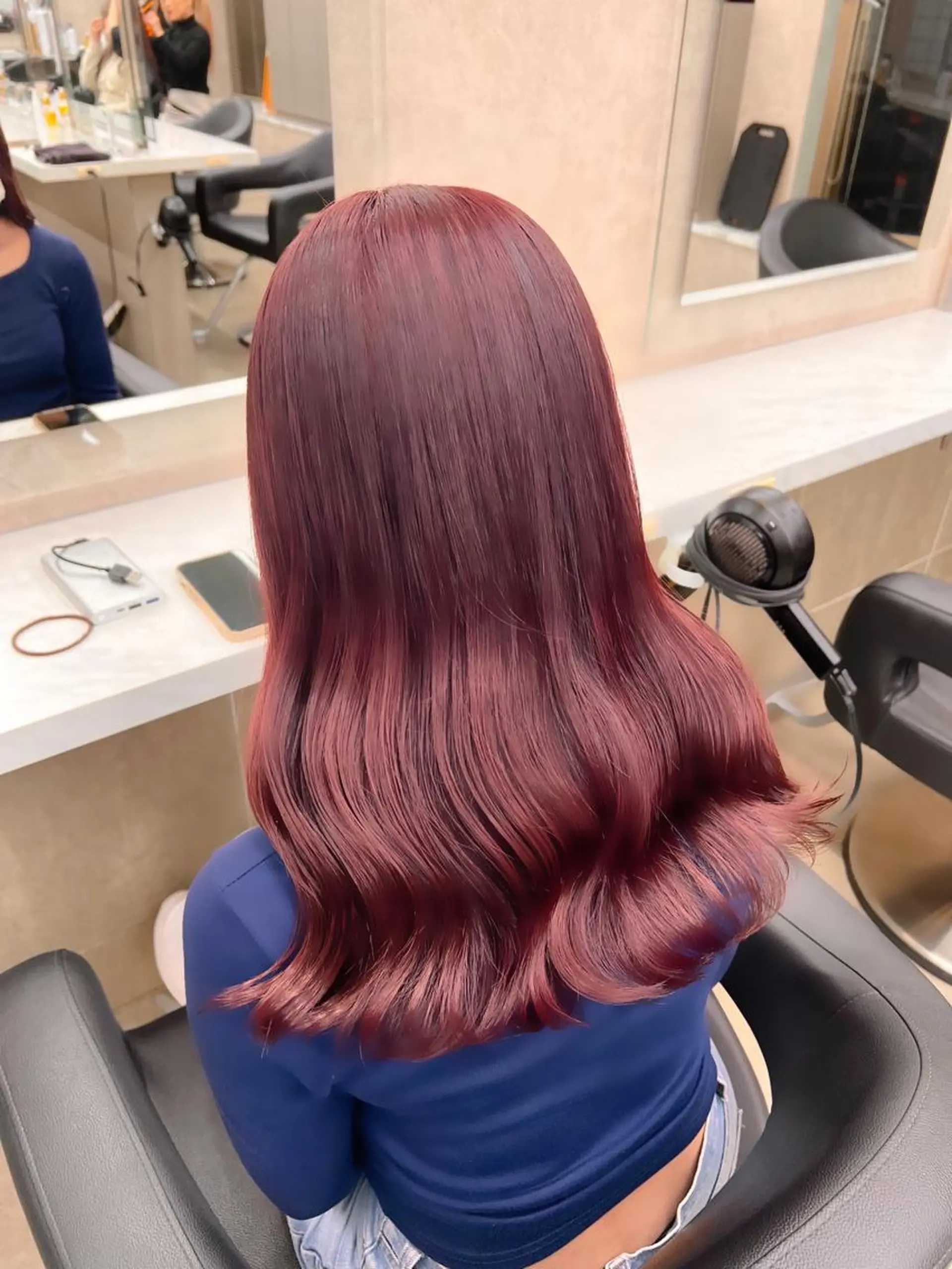 セミロング 💖札幌カラー 指名No.1💖玲奈のヘアスタイル