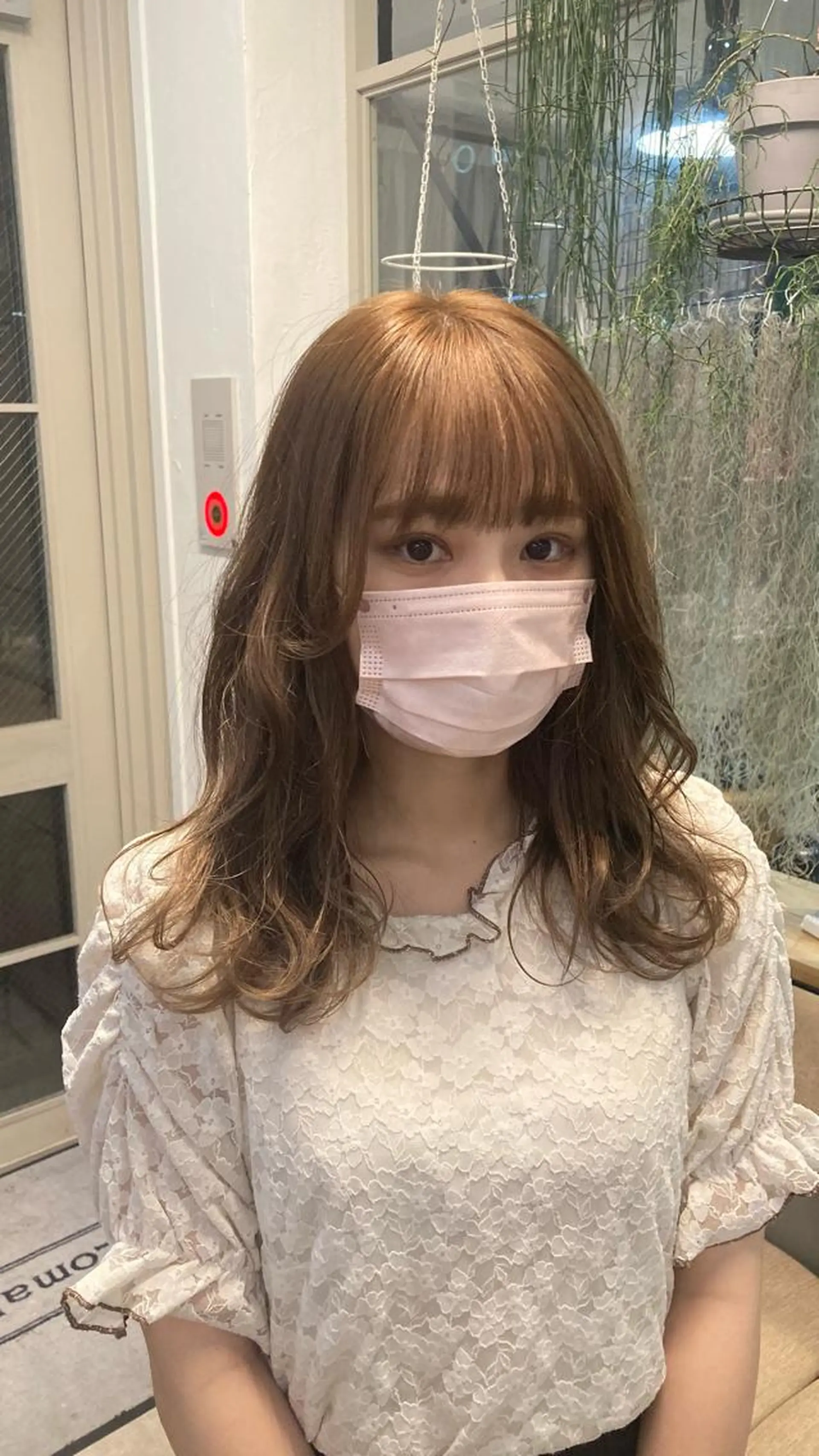 セミロング じゅわっと暖色カラー 🍊Moemiのヘアスタイル