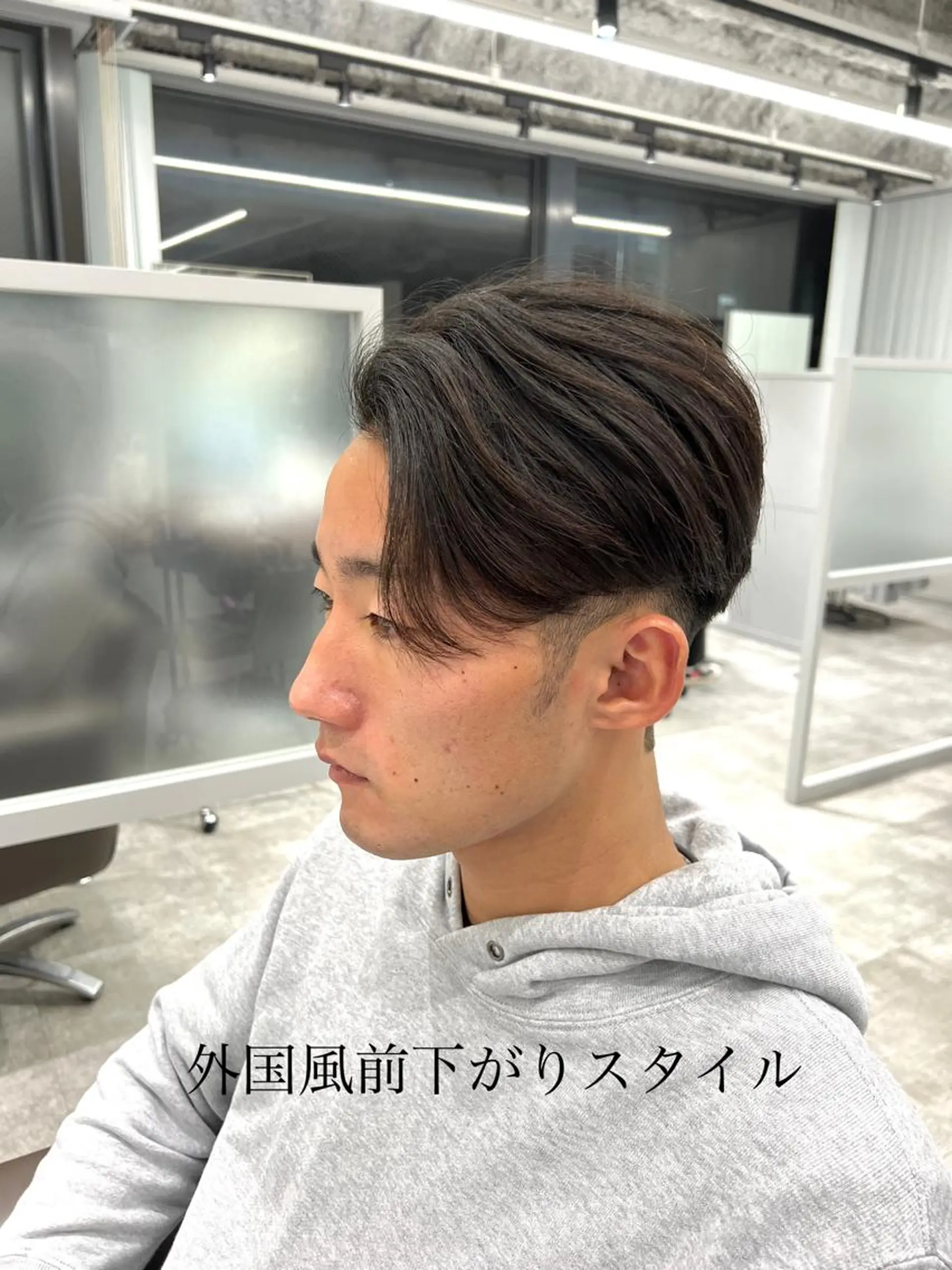 ショート 関西センターパート メンズモデル募集のヘアスタイル