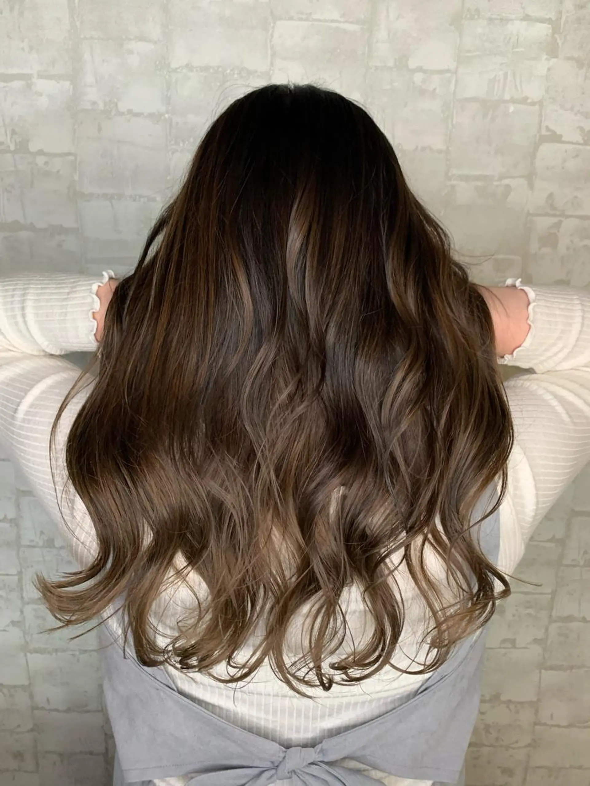 ロング カラー 船津武俊 フナツタケトシのヘアスタイル