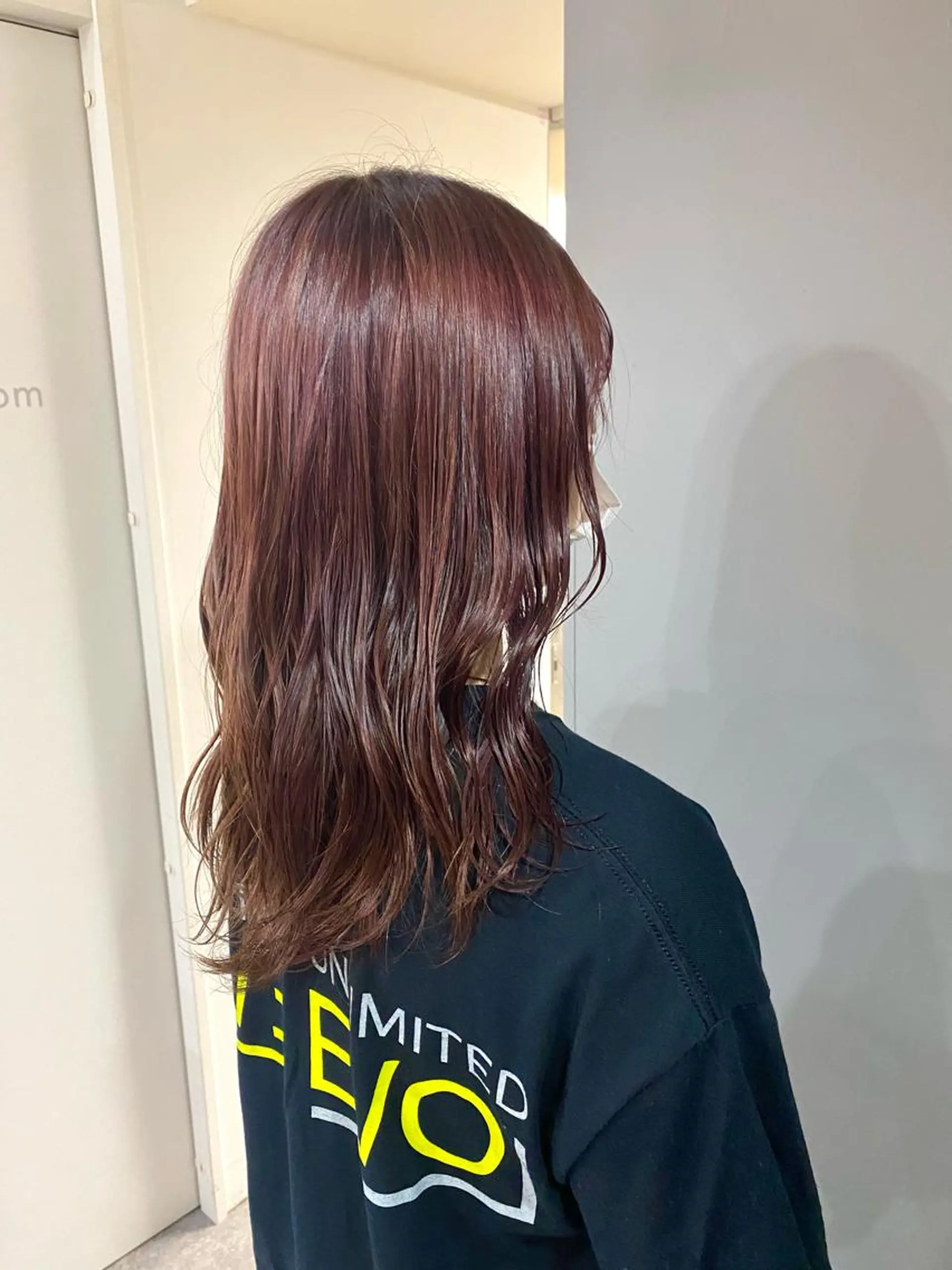 セミロング カラー ヘアアレンジ ベージュカラー ピンクカラー ピンクベージュ ヘアカラー ボブ /ニュアンス/ satomi🧸💖のヘアスタイル