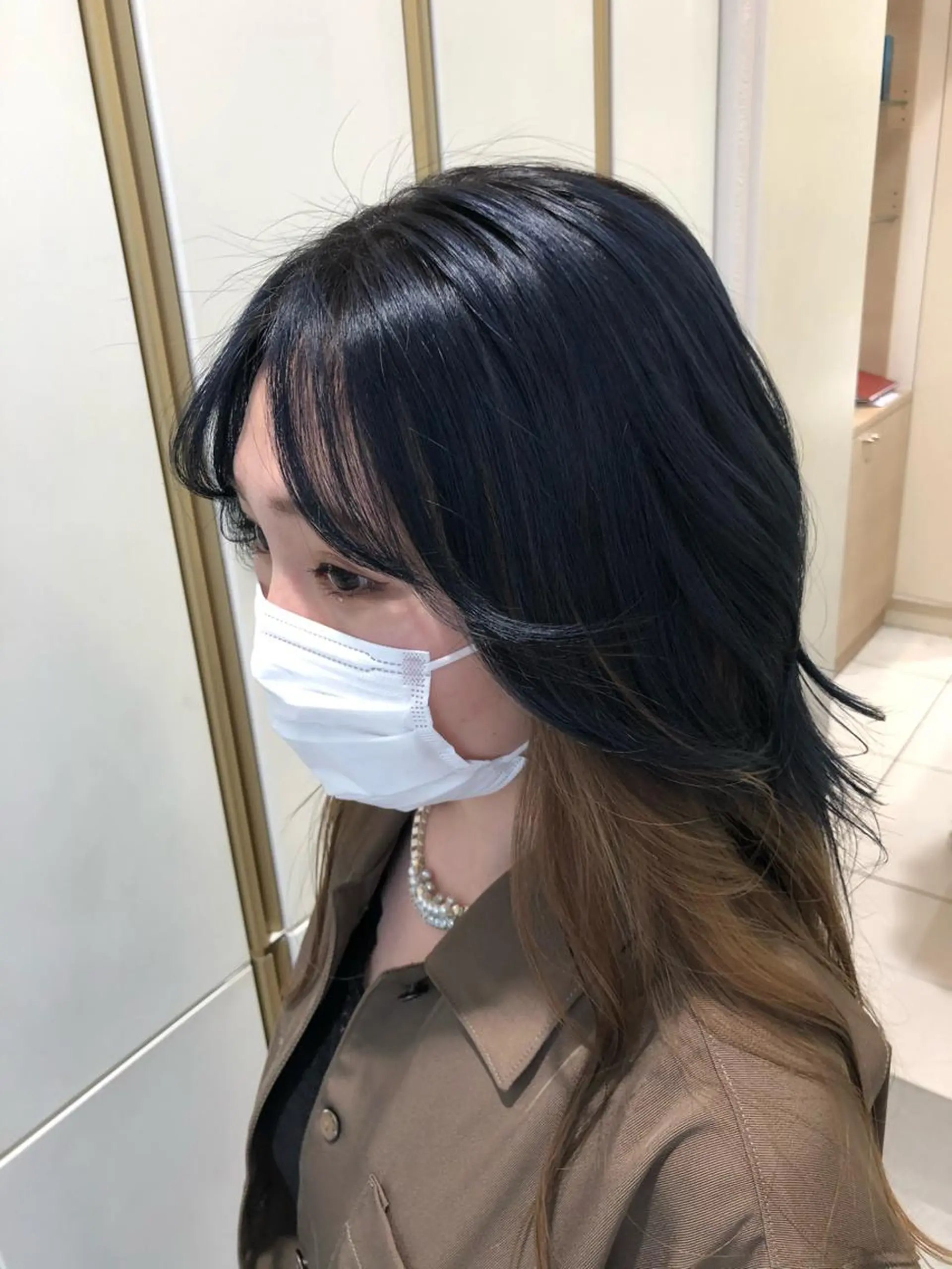 ロング カラー ヘアカラー 渕向 克海のヘアスタイル