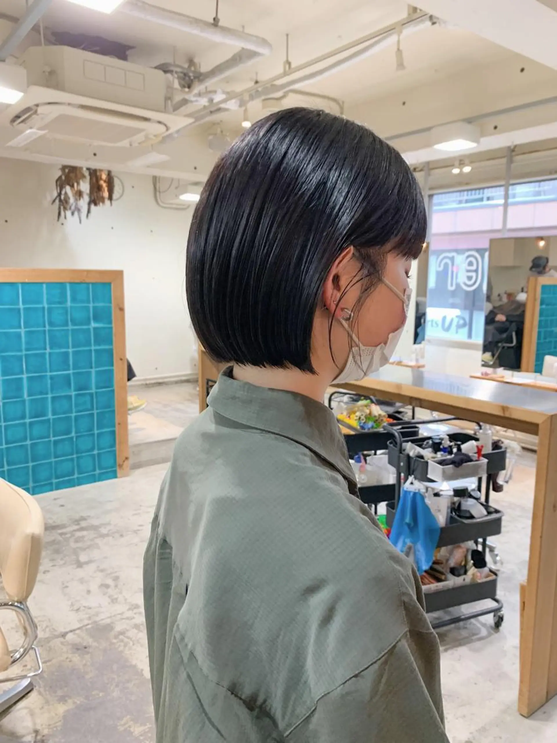 ショート カラー パーマ ボブ スパイキーショート/ メンズヘア/hugeのヘアスタイル