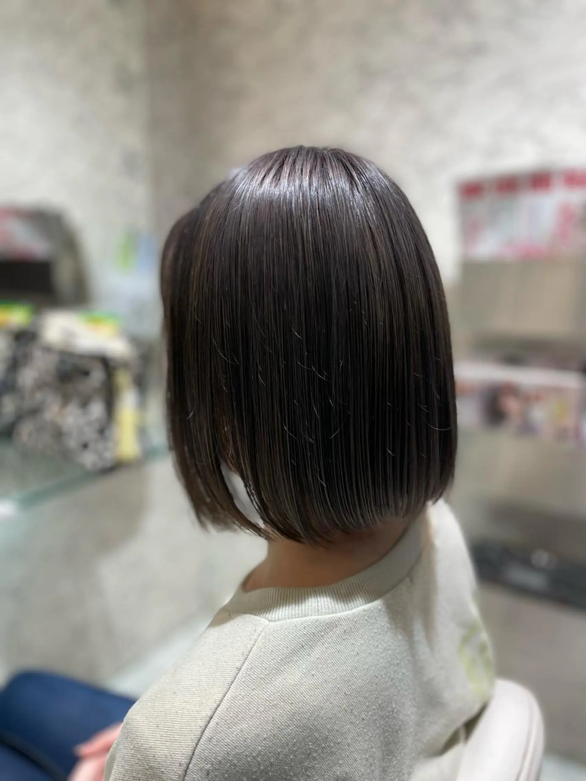 ミディアム カラー アッシュ アッシュグレー AGU 三条店 林　雄のヘアスタイル