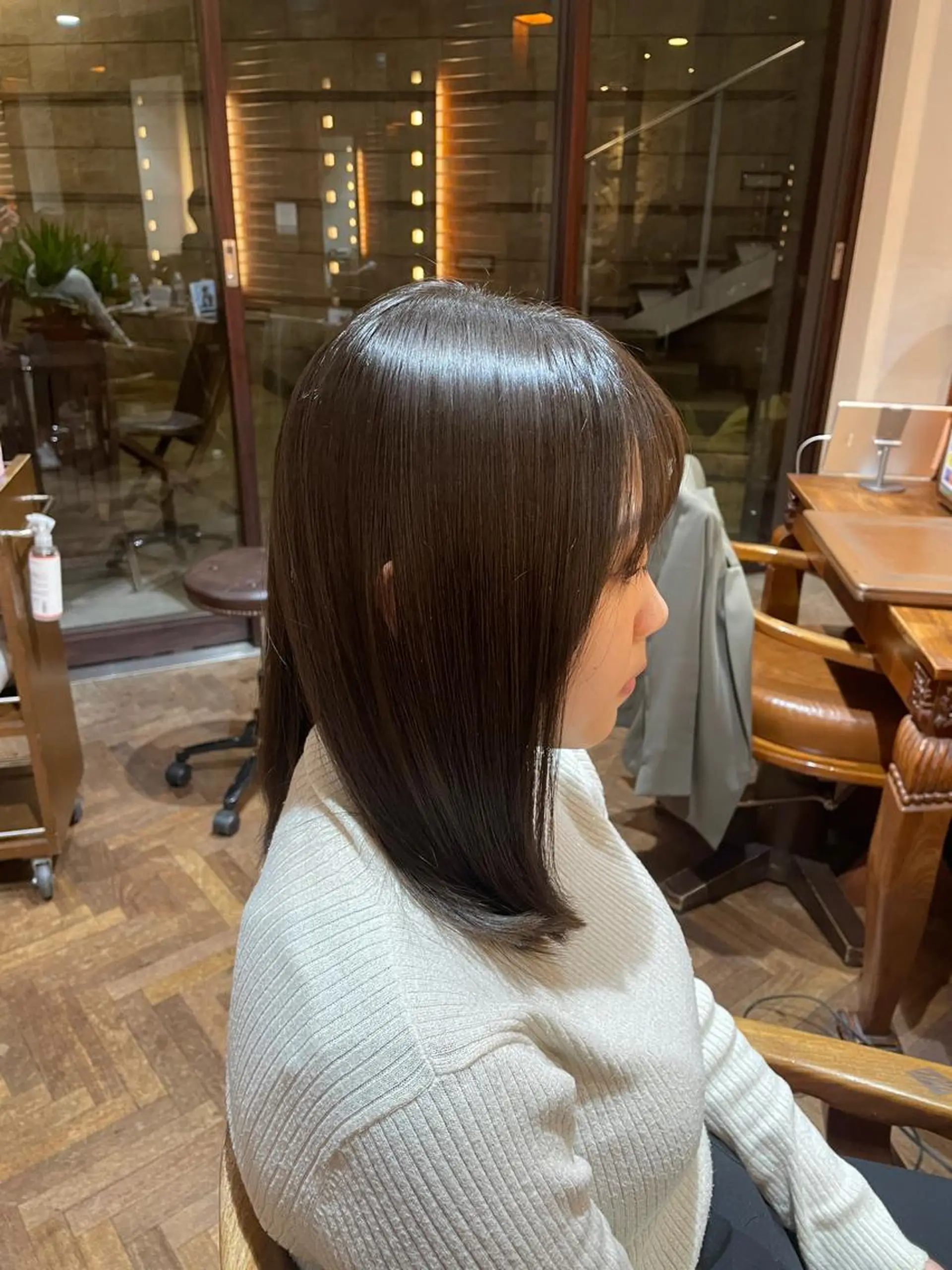 ミディアム stylist YUTOのヘアスタイル