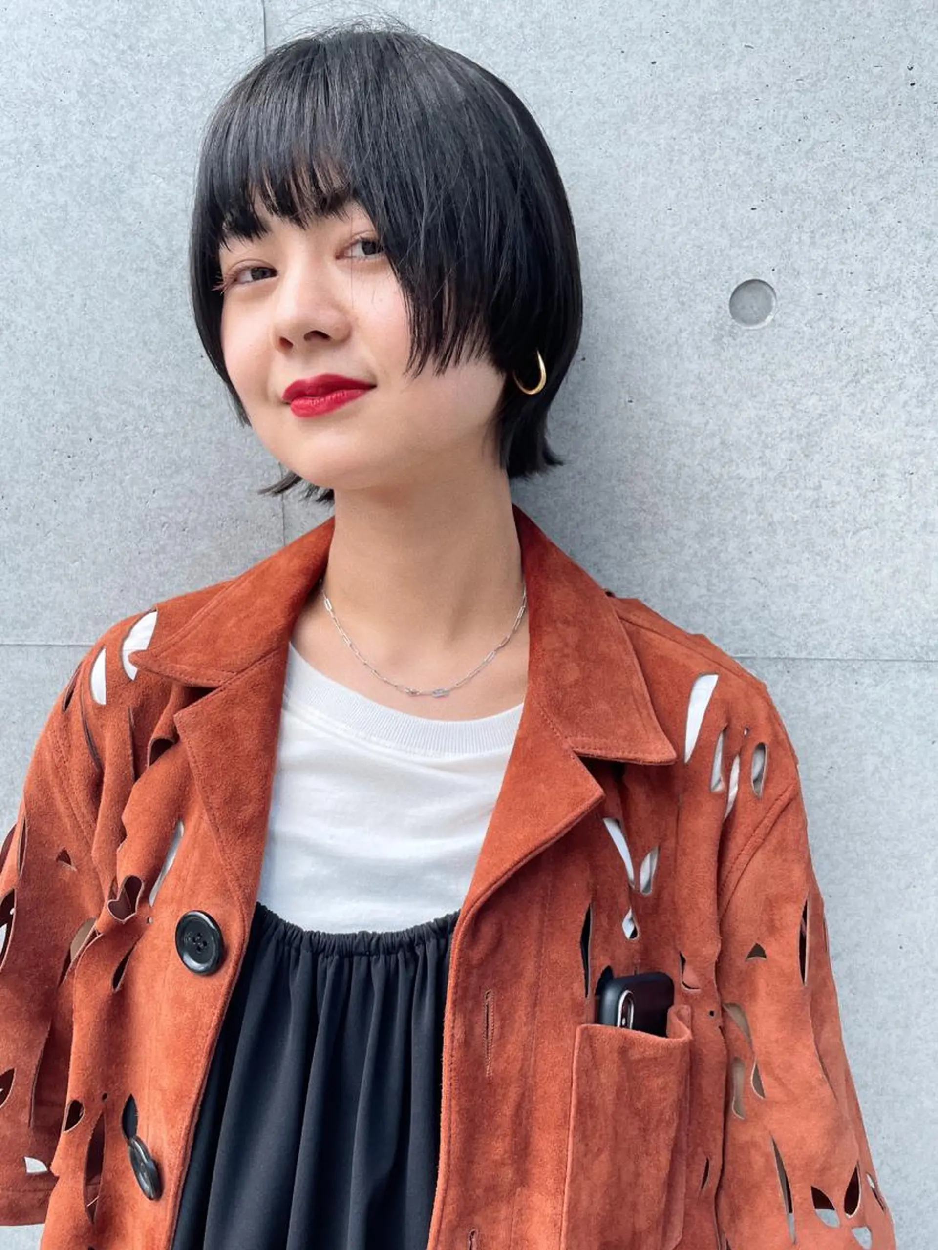 ショート カラー ヘアカラー トリートメント センスをお届けします 大谷将生infpのヘアスタイル