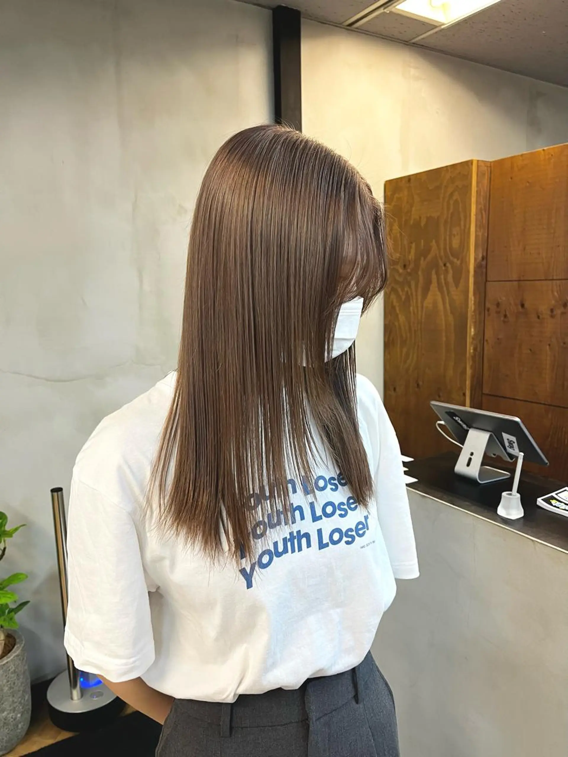 ロング カラー ヘアアレンジ ブリーチ ピンクカラー ena/ブリーチなし 透明感・レイヤー🎀のヘアスタイル