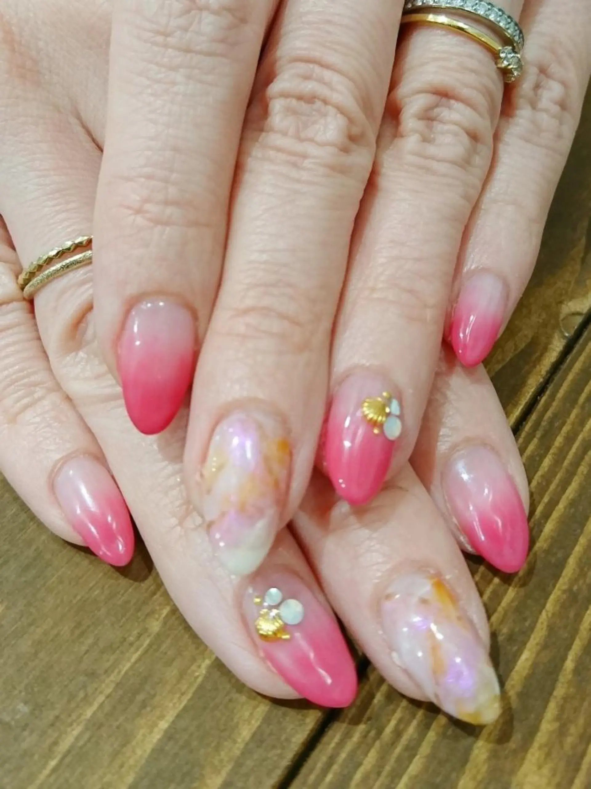 ネイル ハンドネイル みー shakushiroのネイルデザイン