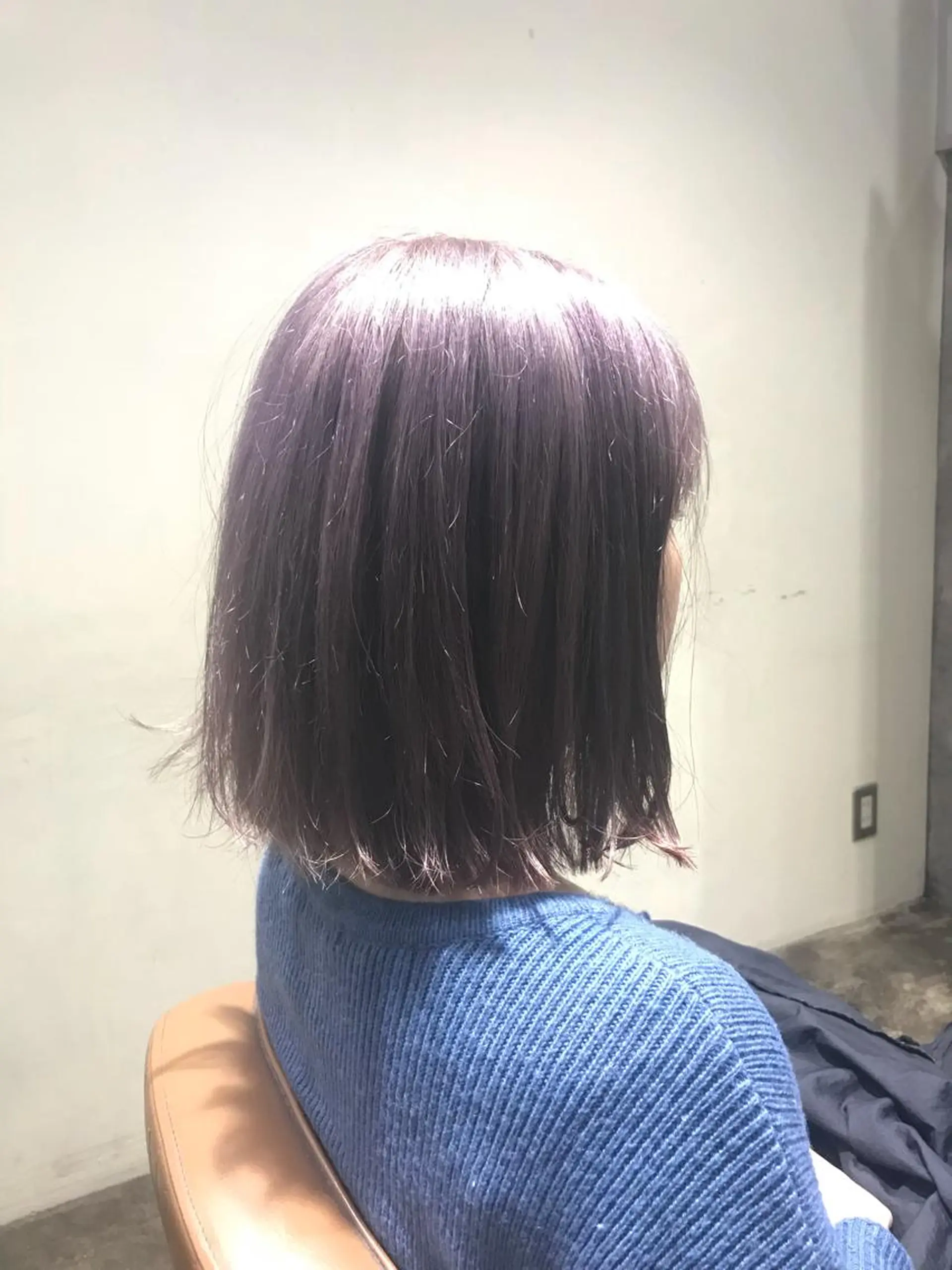 ショート カラー パーマ ヘアアレンジ メンズ キッズ ネイル マツエク・マツパ ラベンダーカラー ラベンダーグレー サロンドミルク 原宿のヘアスタイル