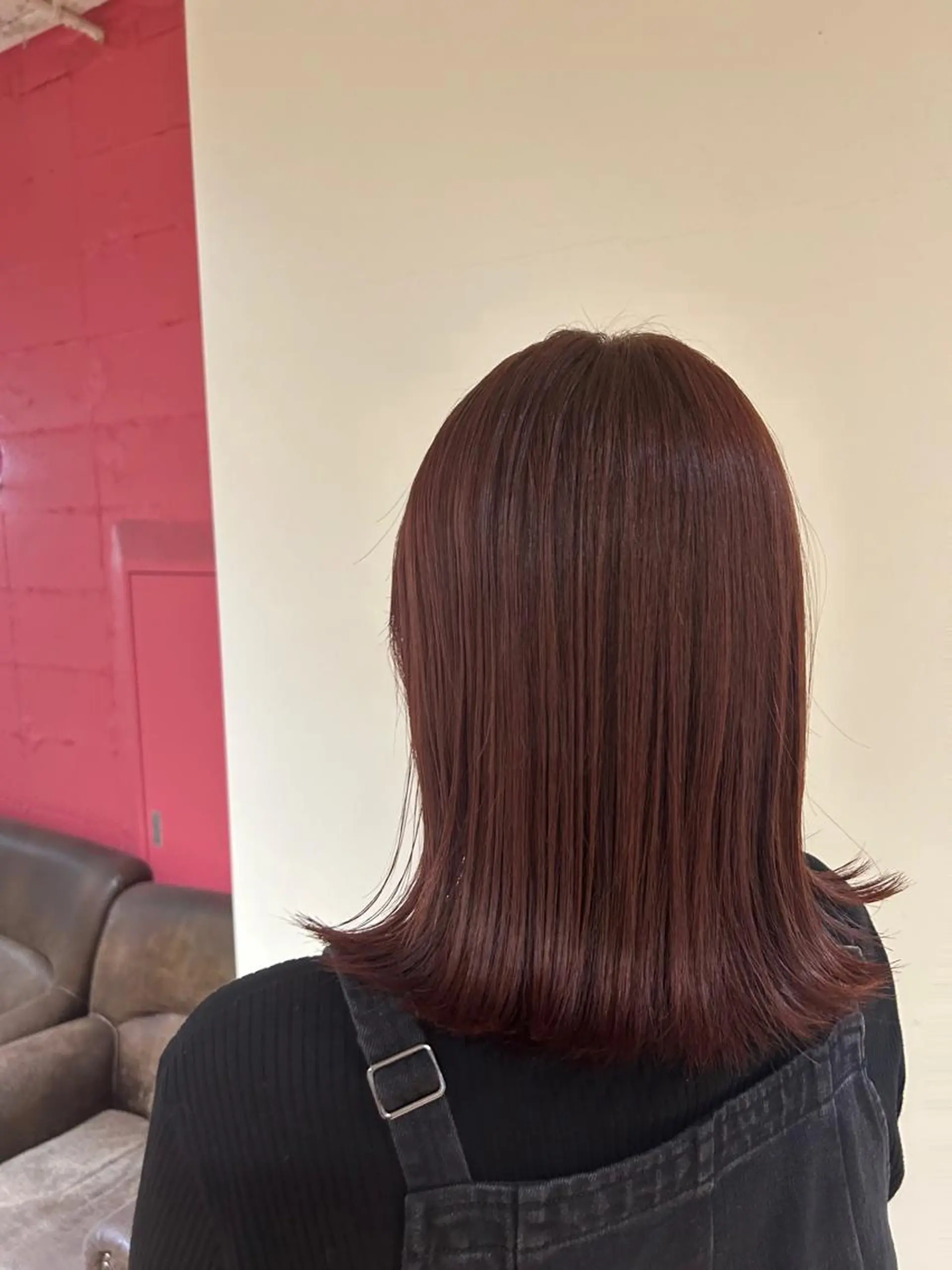 ミディアム カラー ヘアカラー トリートメント 透明感カラー/ Reika☁️ིྀのヘアスタイル